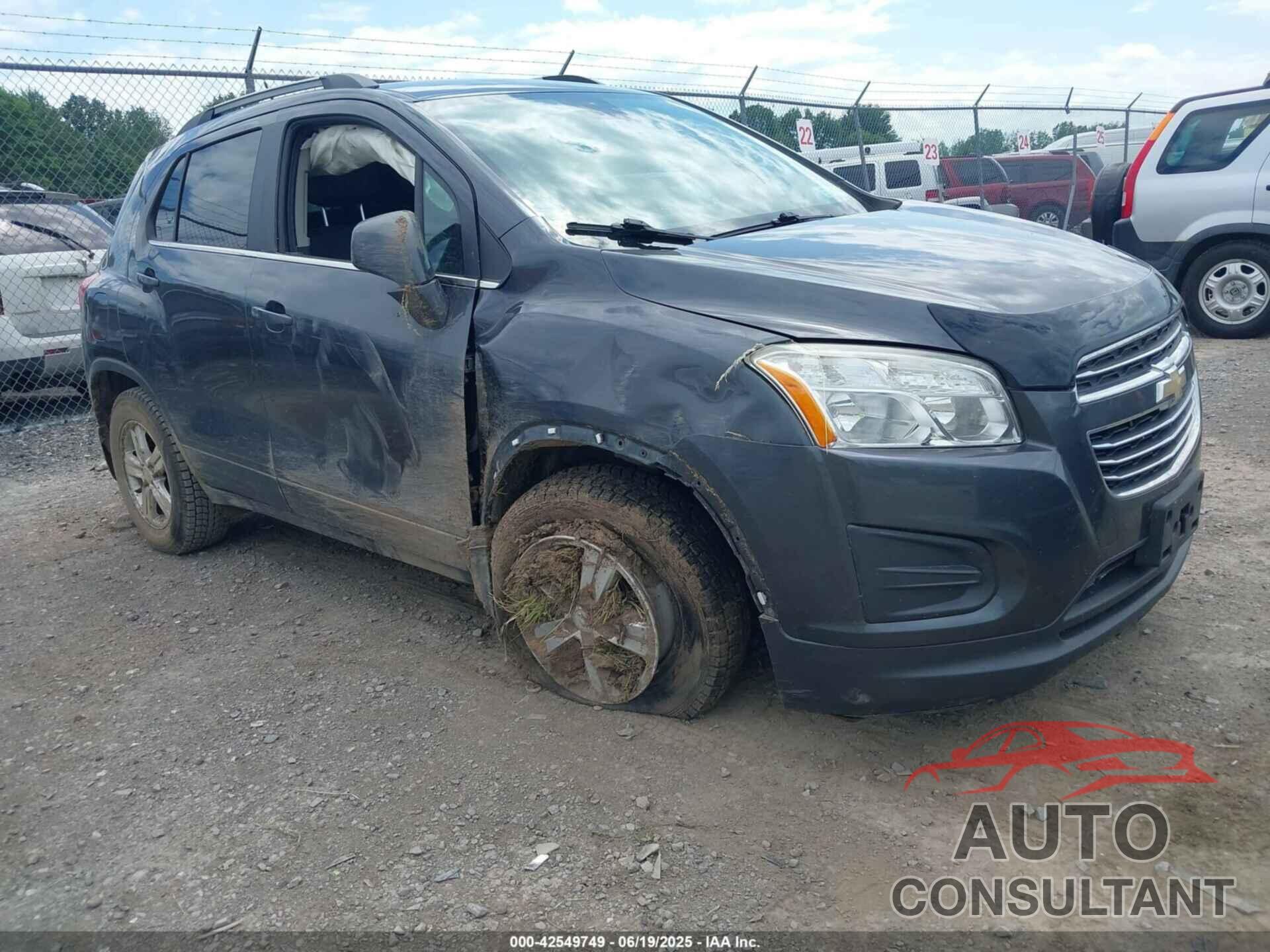 CHEVROLET TRAX 2016 - 3GNCJPSBXGL255826