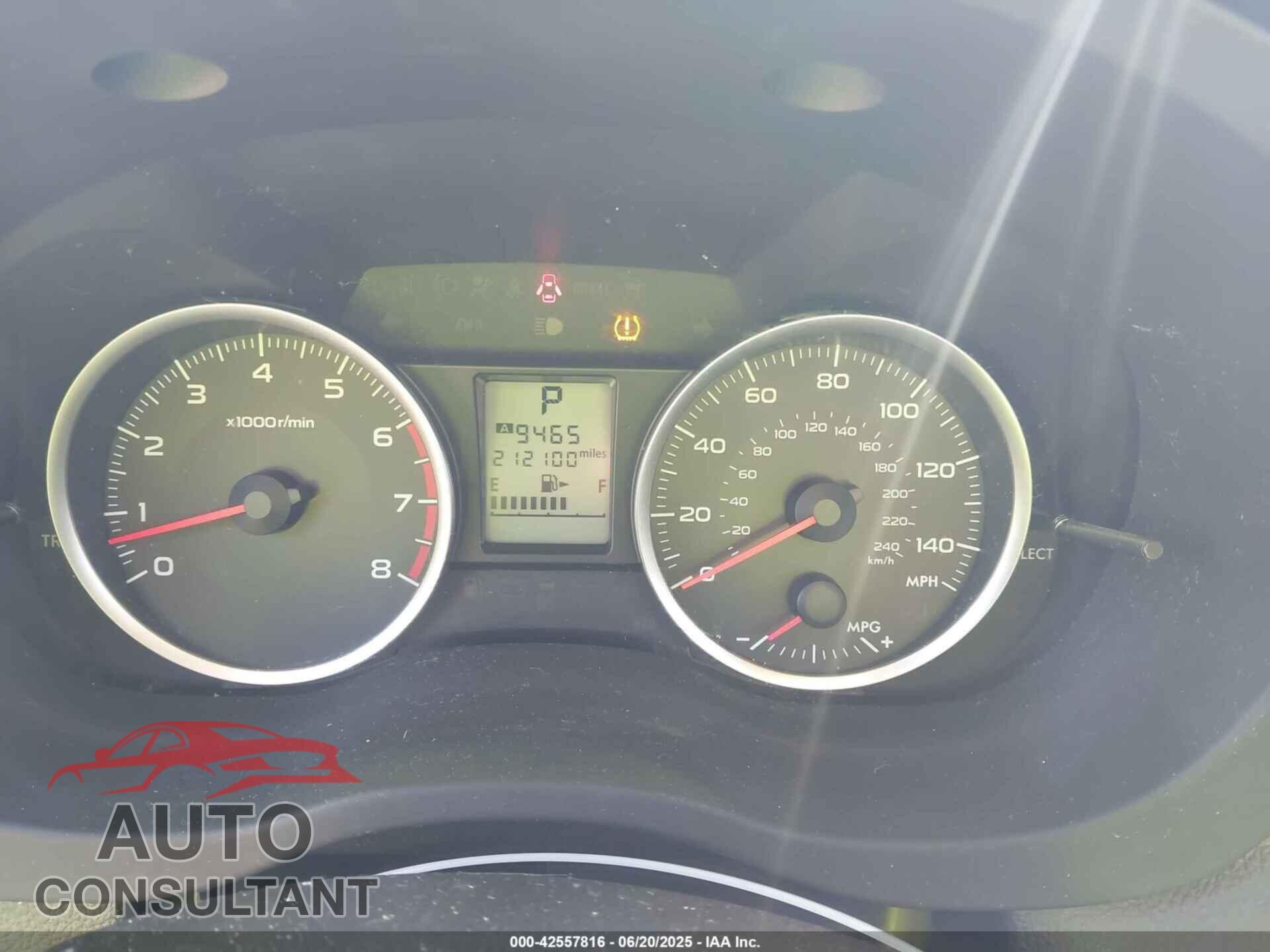 SUBARU FORESTER 2014 - JF2SJAAC7EH472114