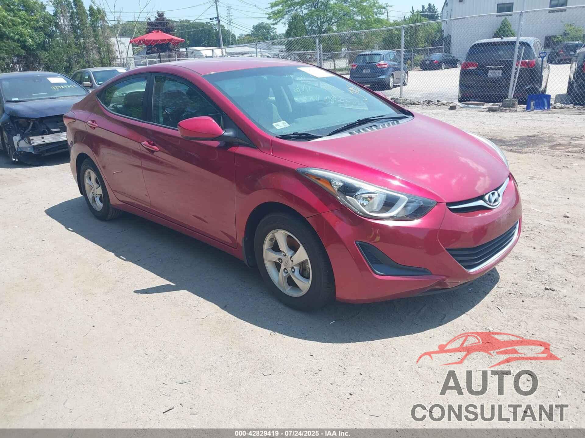 HYUNDAI ELANTRA 2015 - 5NPDH4AE6FH615627