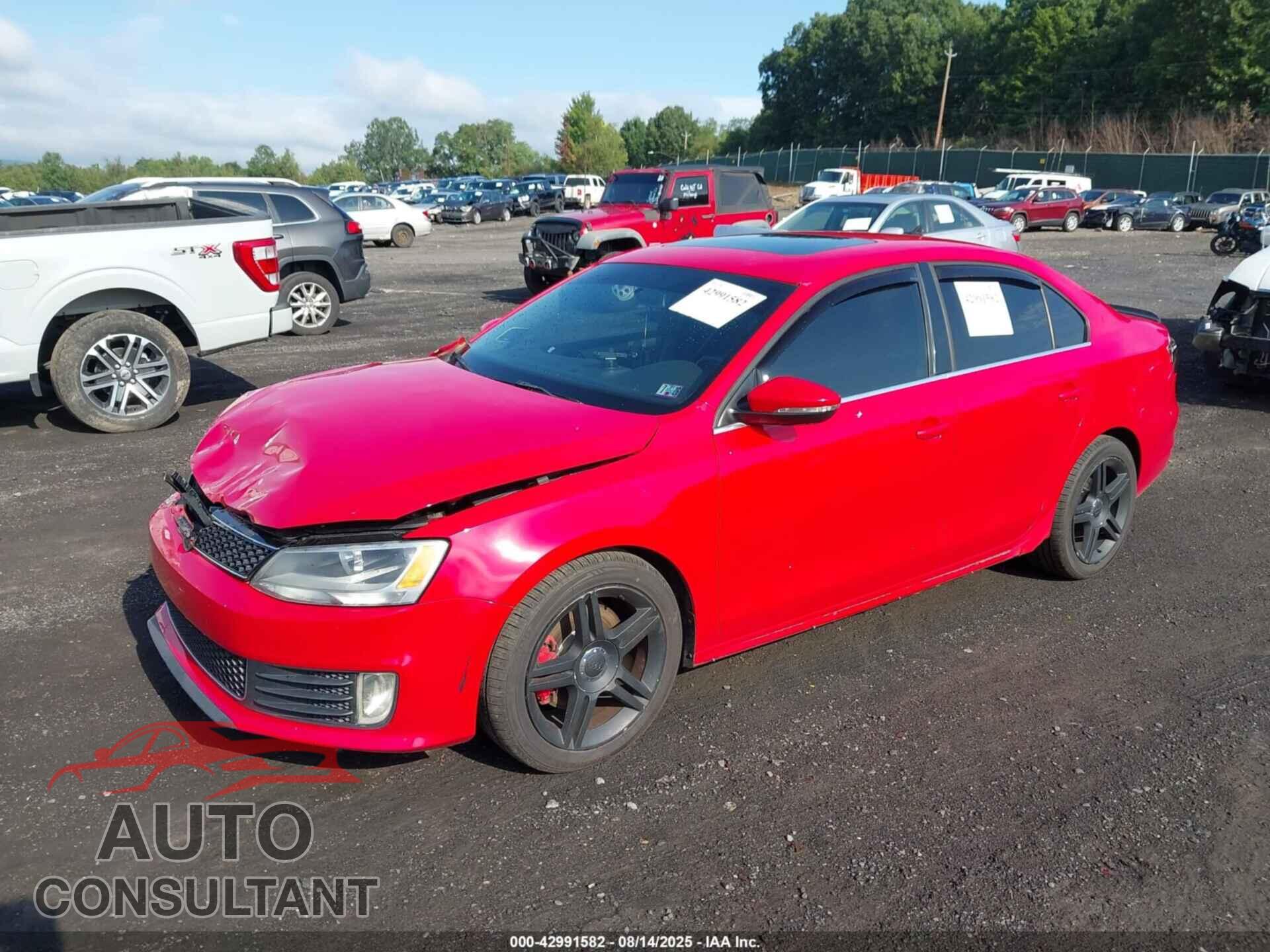 VOLKSWAGEN JETTA 2012 - 3VW5A7AJ9CM371675
