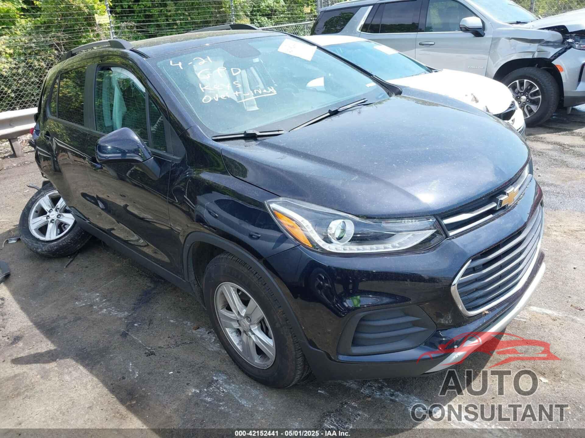 CHEVROLET TRAX 2022 - KL7CJPSM0NB567420