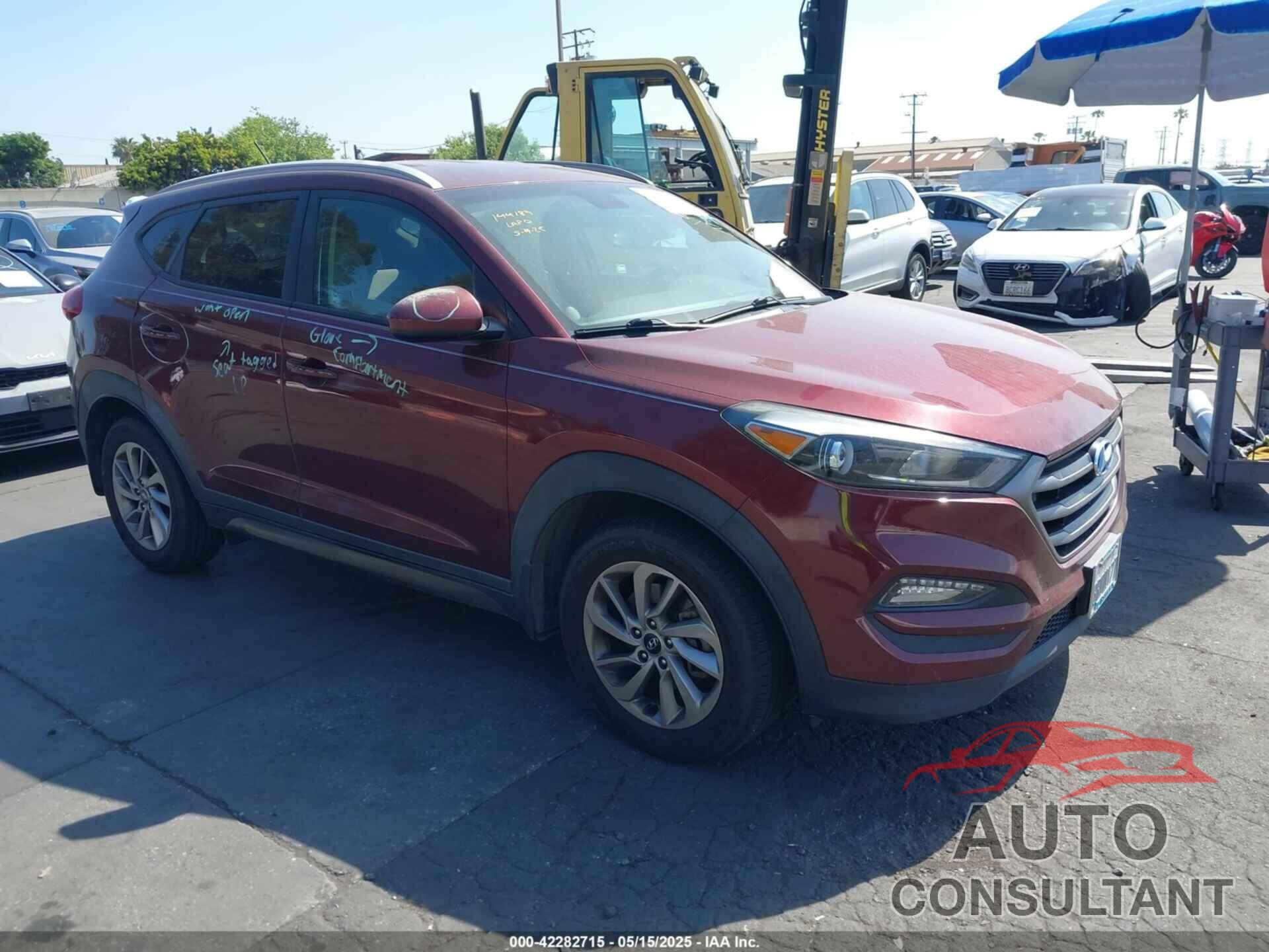 HYUNDAI TUCSON 2016 - KM8J3CA44GU063230