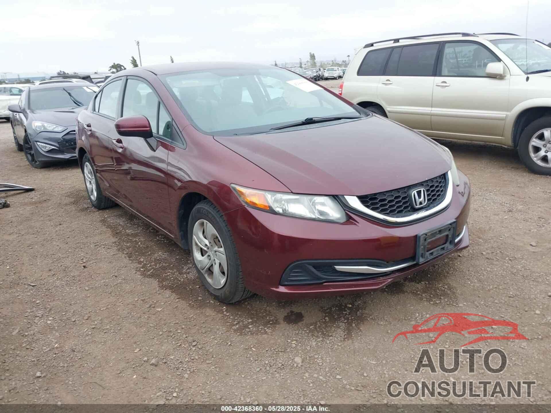 HONDA CIVIC 2014 - 19XFB2F54EE262041