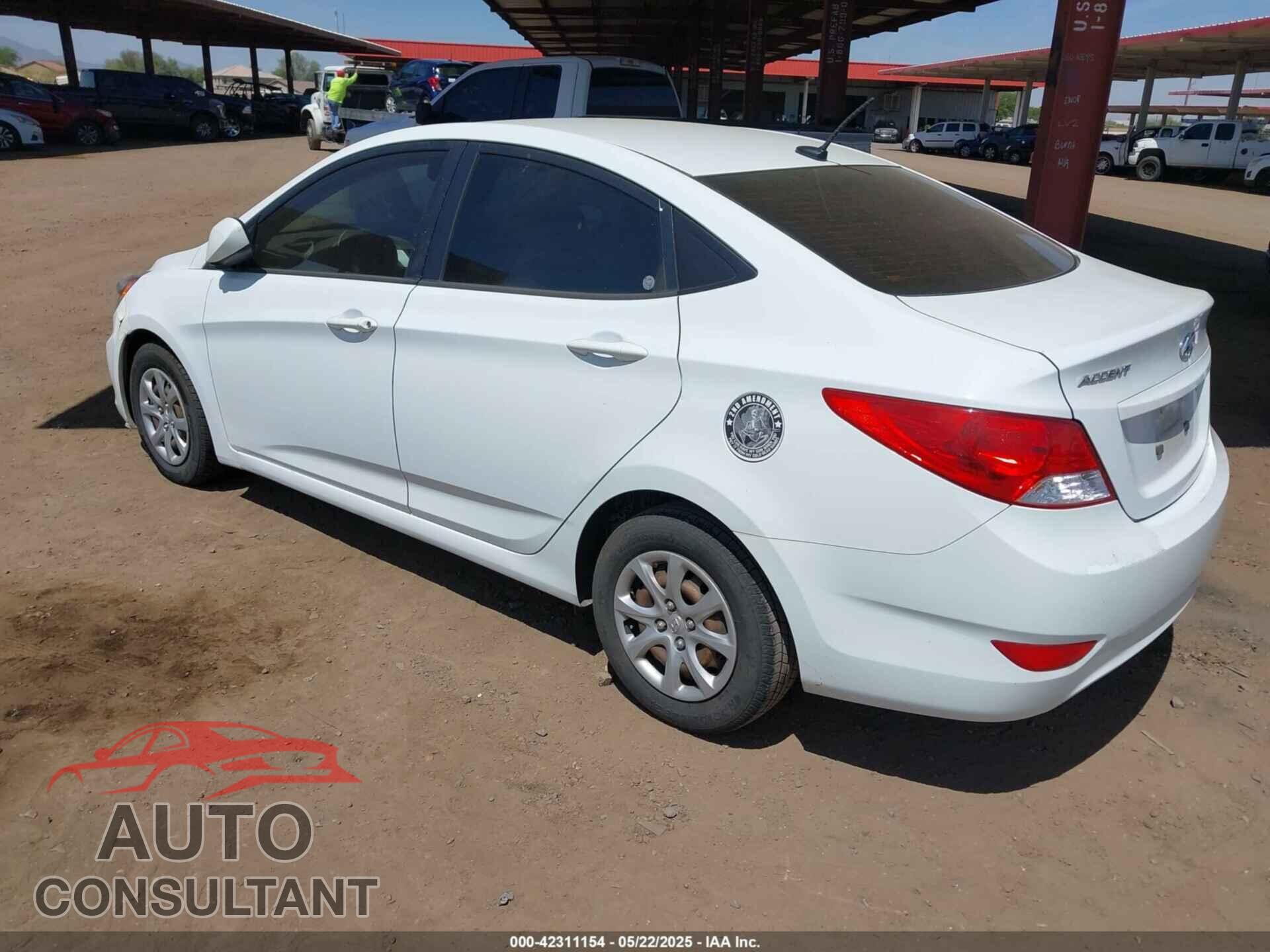 HYUNDAI ACCENT 2012 - KMHCT4AE7CU182455