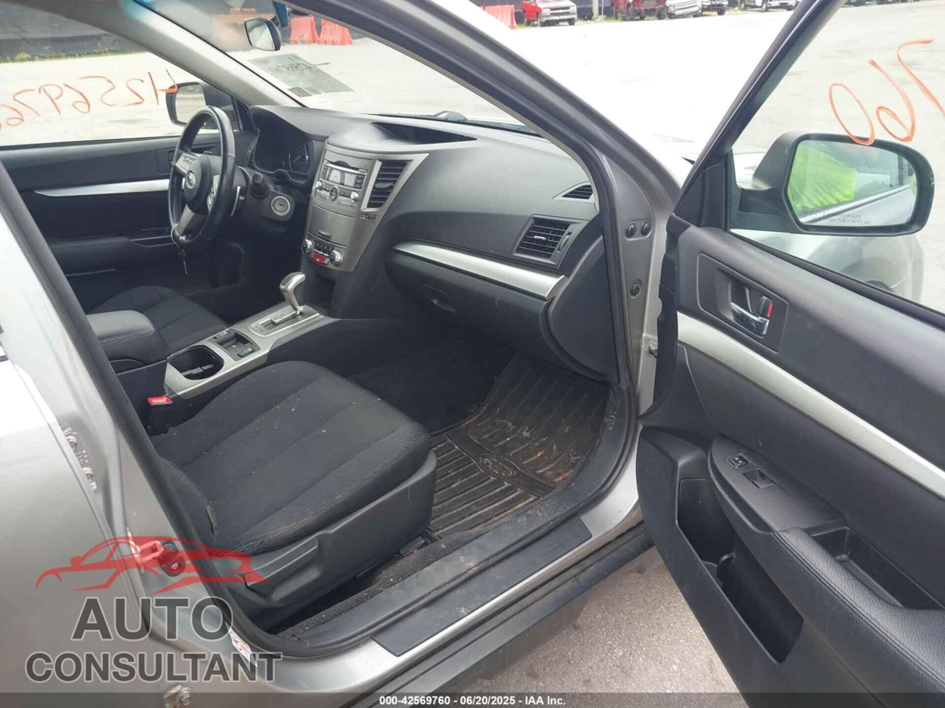 SUBARU OUTBACK 2011 - 4S4BRCCC9B3349449