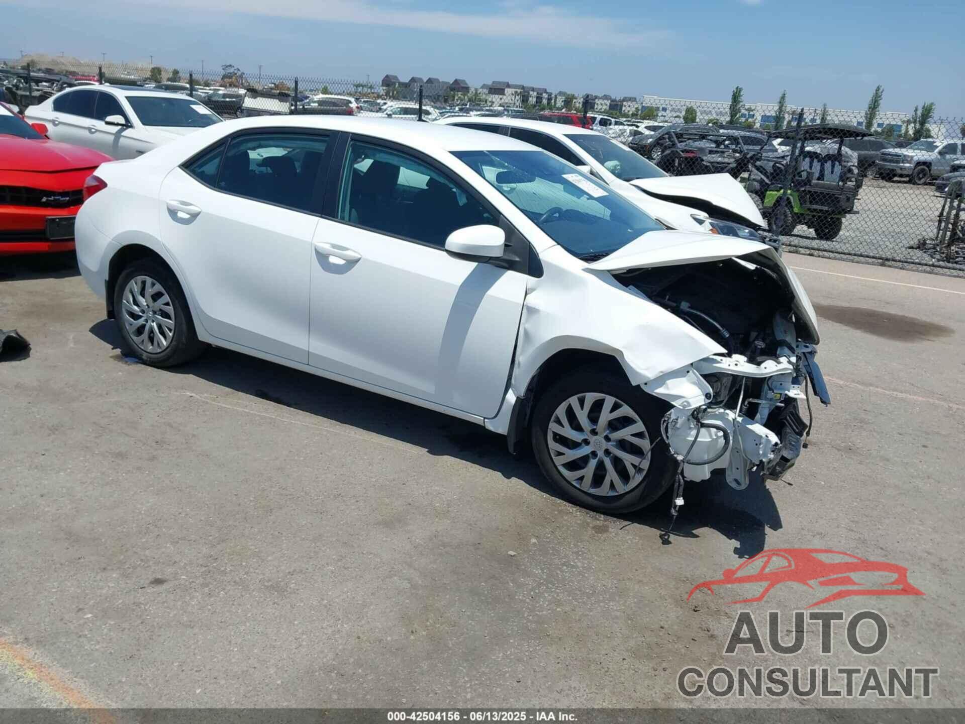 TOYOTA COROLLA 2019 - 2T1BURHEXKC125579