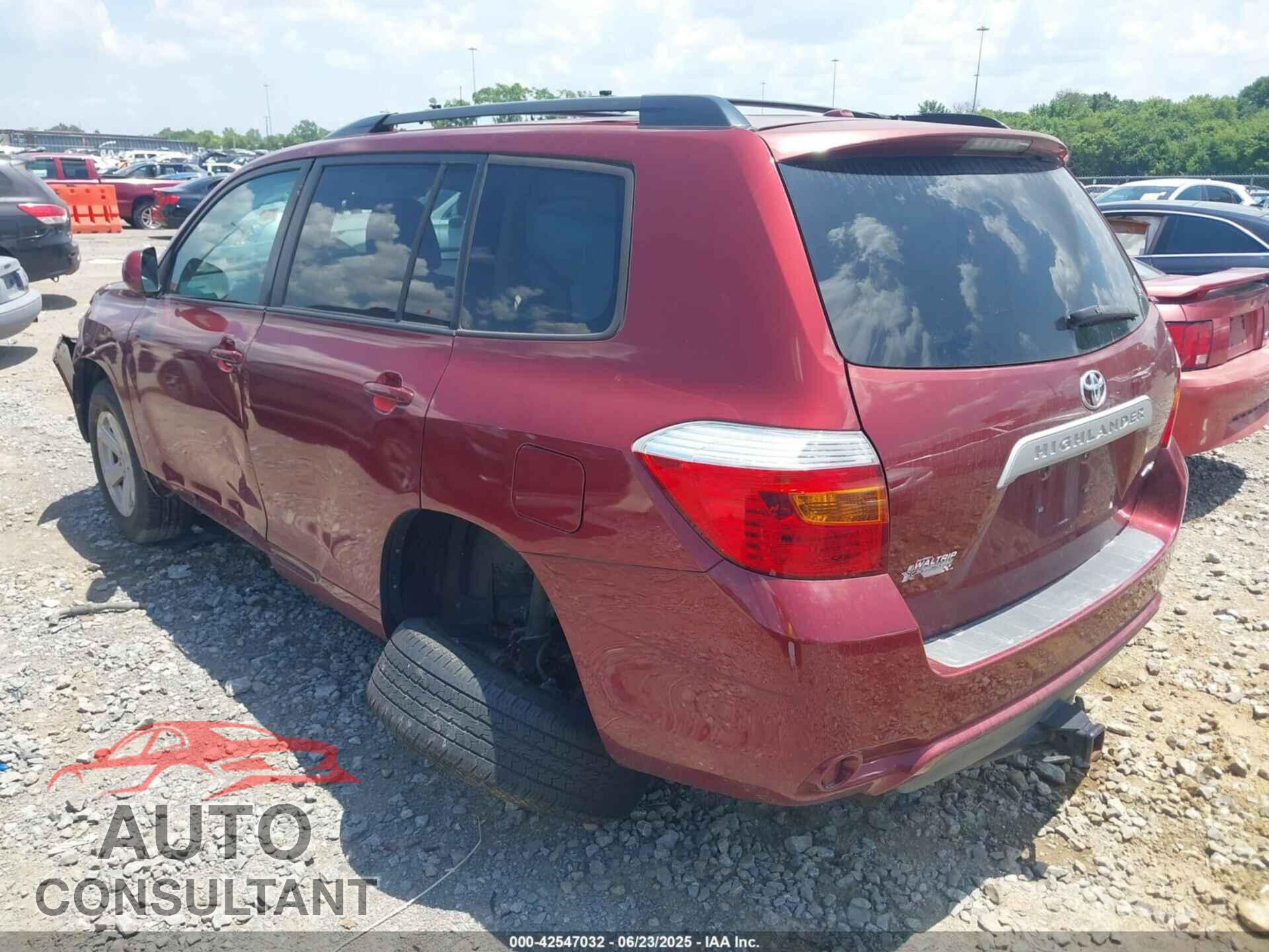 TOYOTA HIGHLANDER 2010 - 5TDBK3EH2AS018372