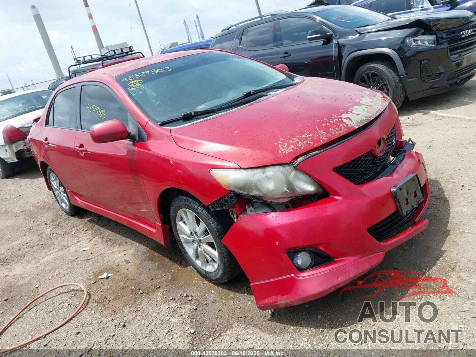 TOYOTA COROLLA 2010 - 1NXBU4EE9AZ305317