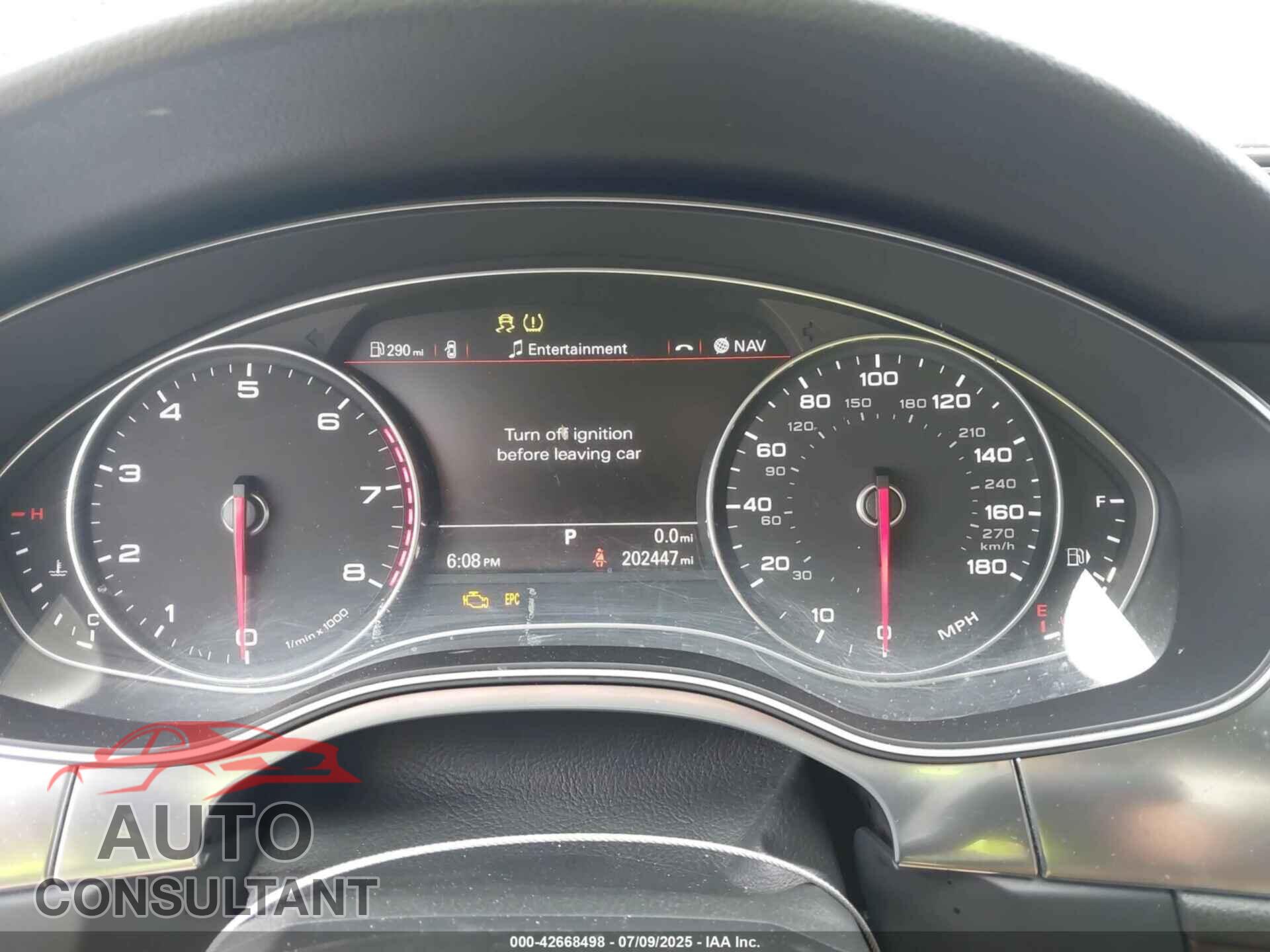 AUDI A7 2013 - WAUYGAFC5DN083162