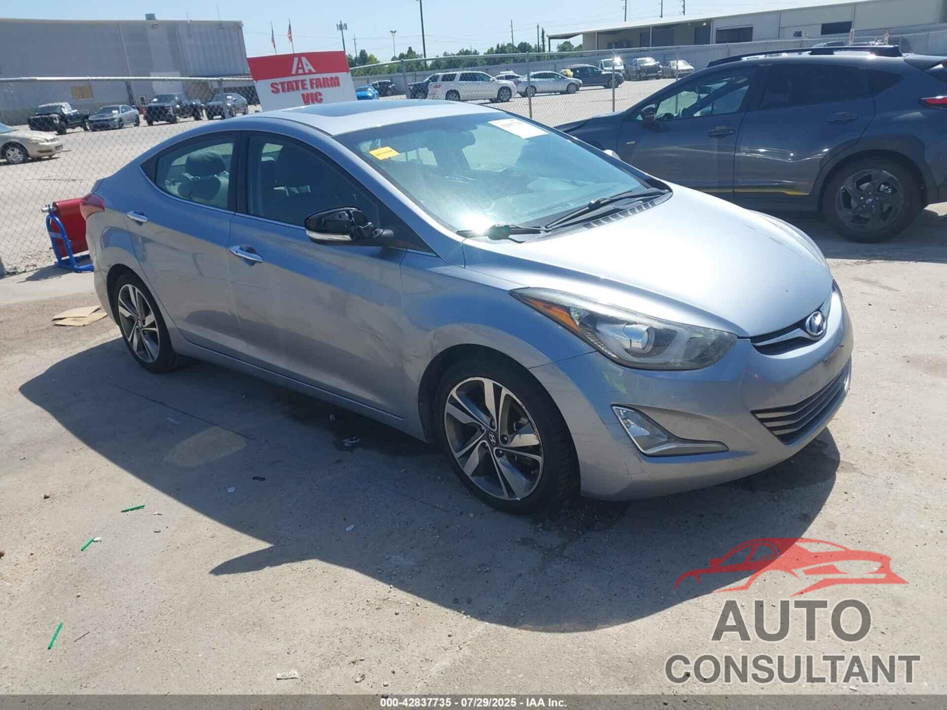 HYUNDAI ELANTRA 2015 - 5NPDH4AE0FH546997