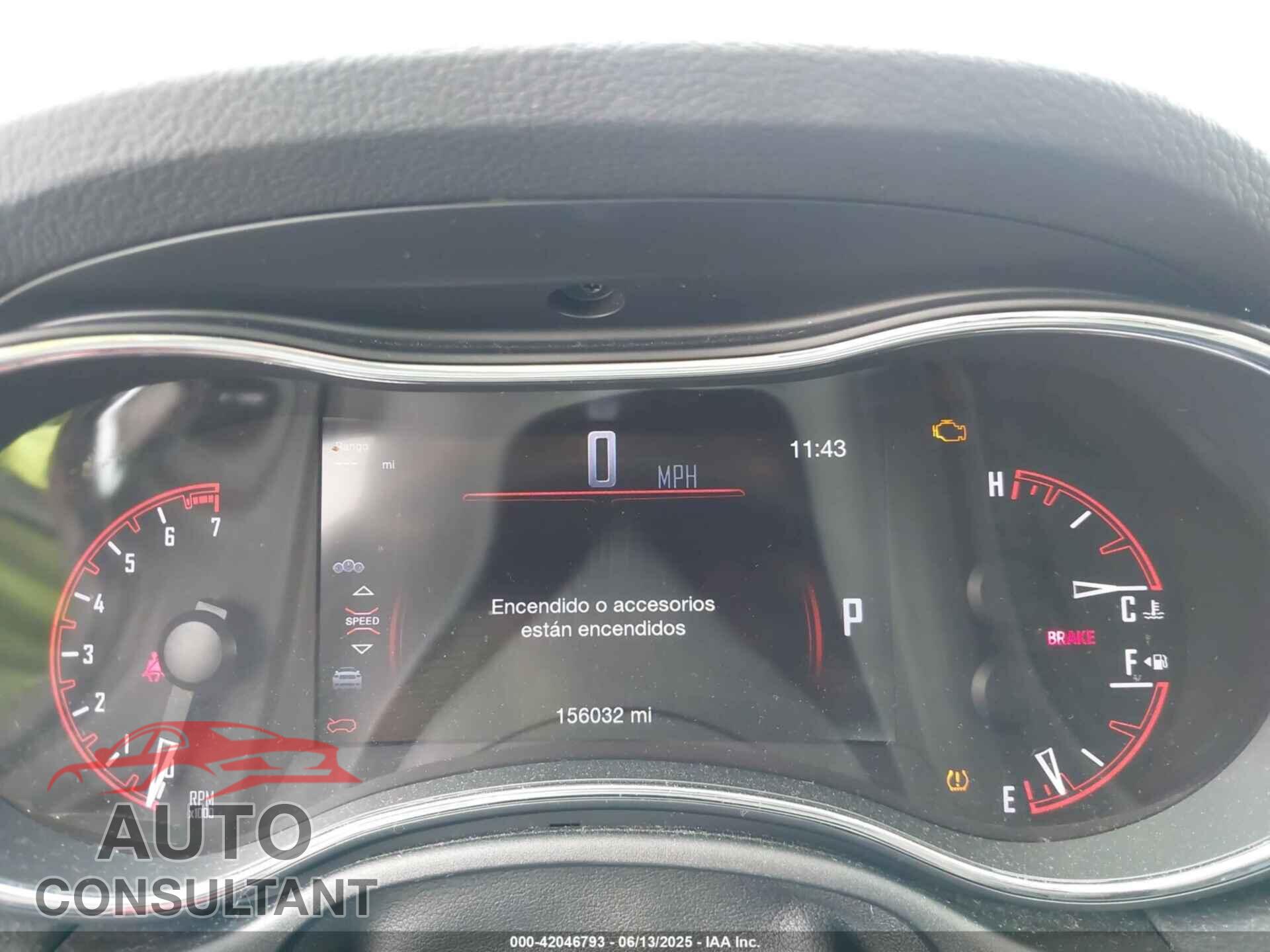DODGE DURANGO 2016 - 1C4RDJDGXGC387223