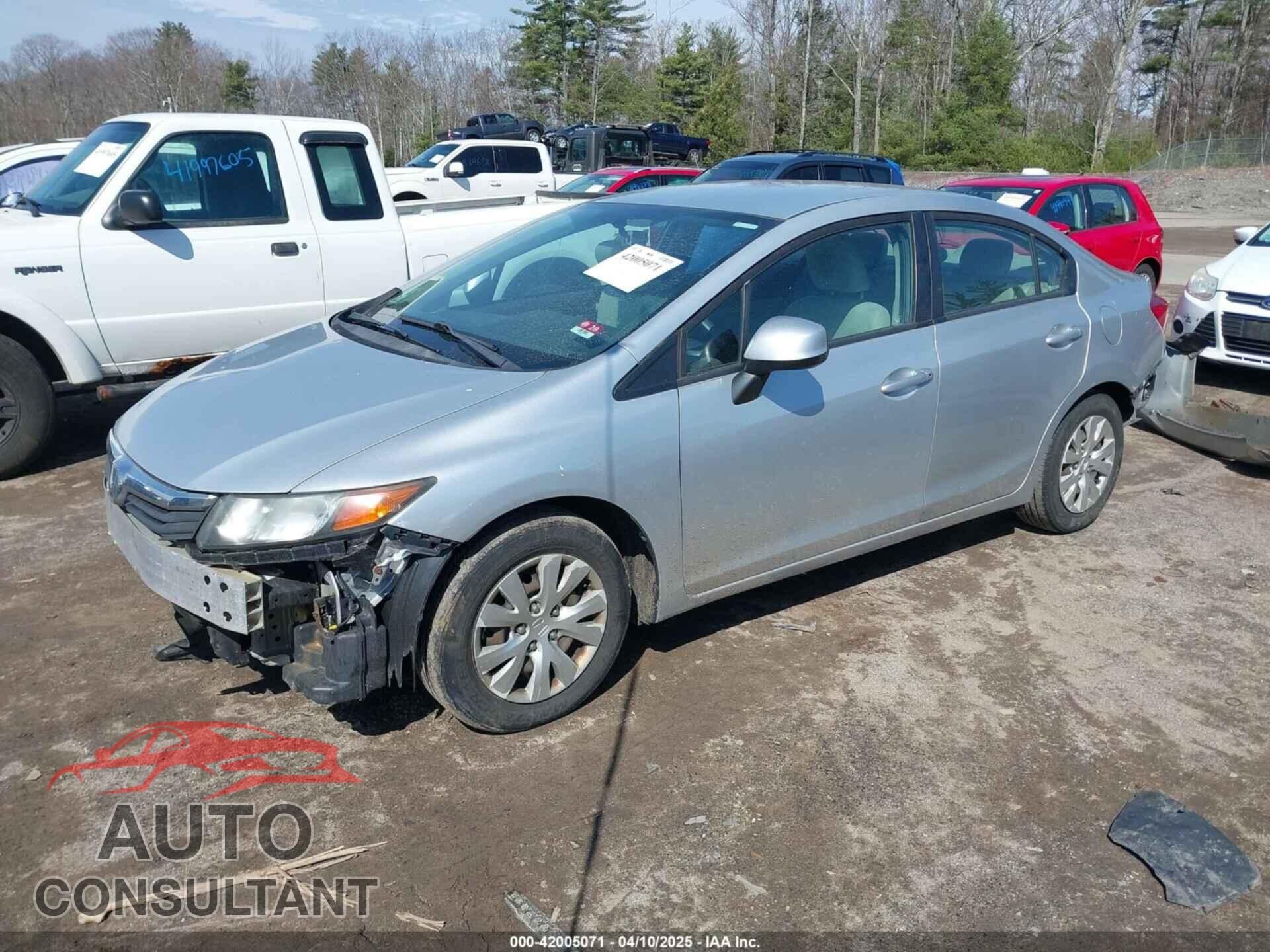 HONDA CIVIC 2012 - 2HGFB2F50CH569063