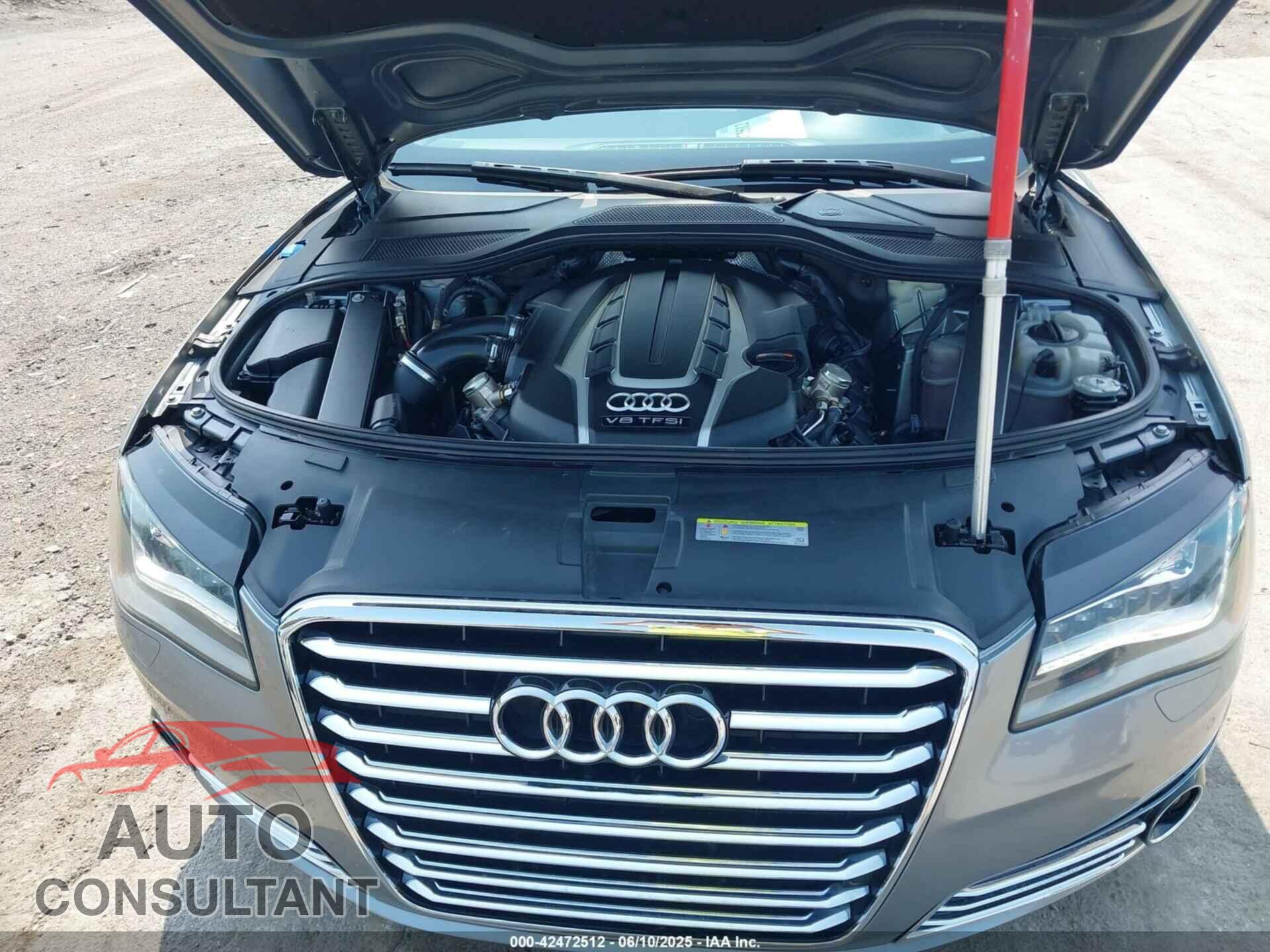 AUDI A8 2013 - WAUA2AFD5DN021950
