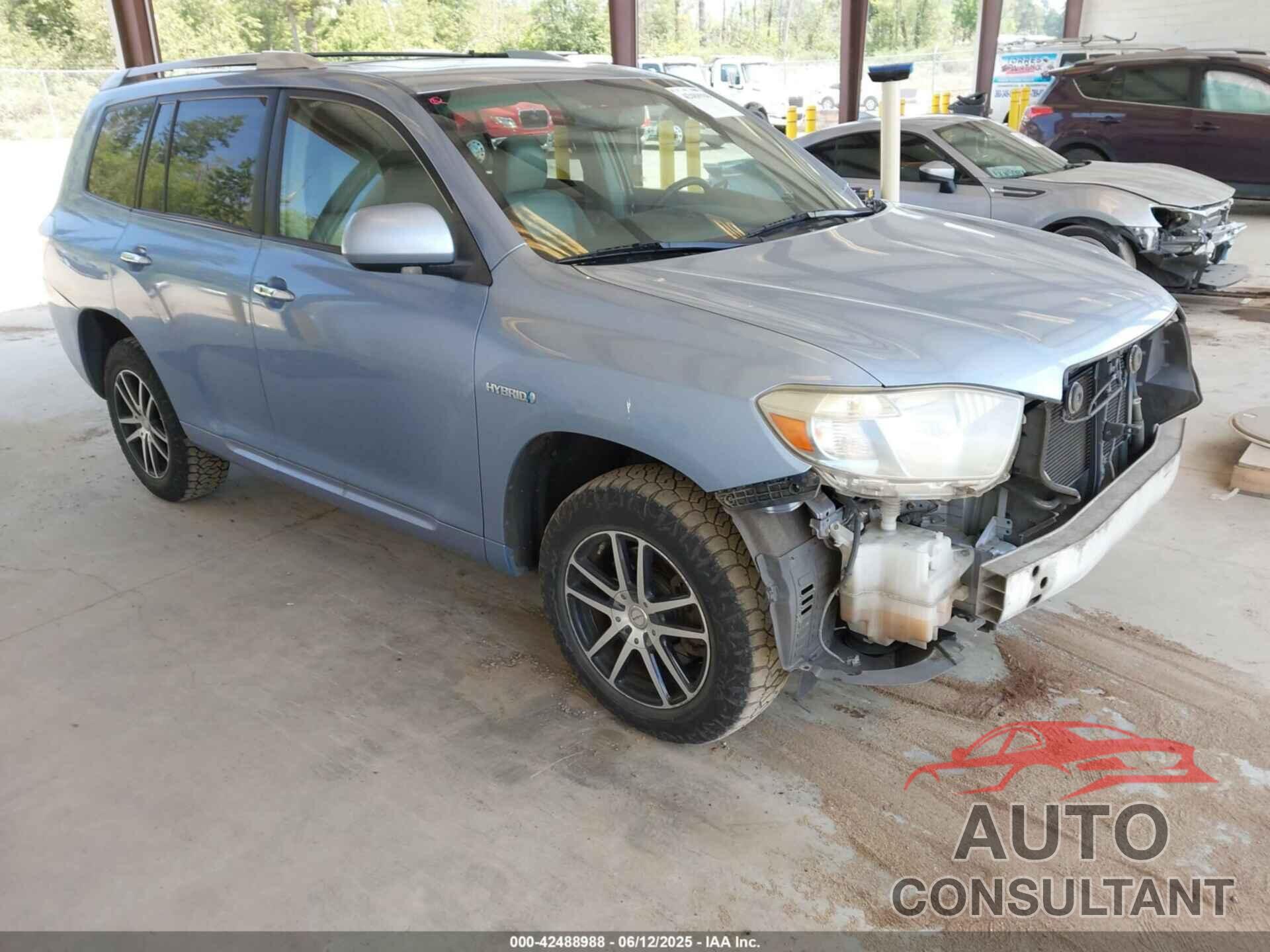 TOYOTA HIGHLANDER HYBRID 2009 - JTEEW44A192030880