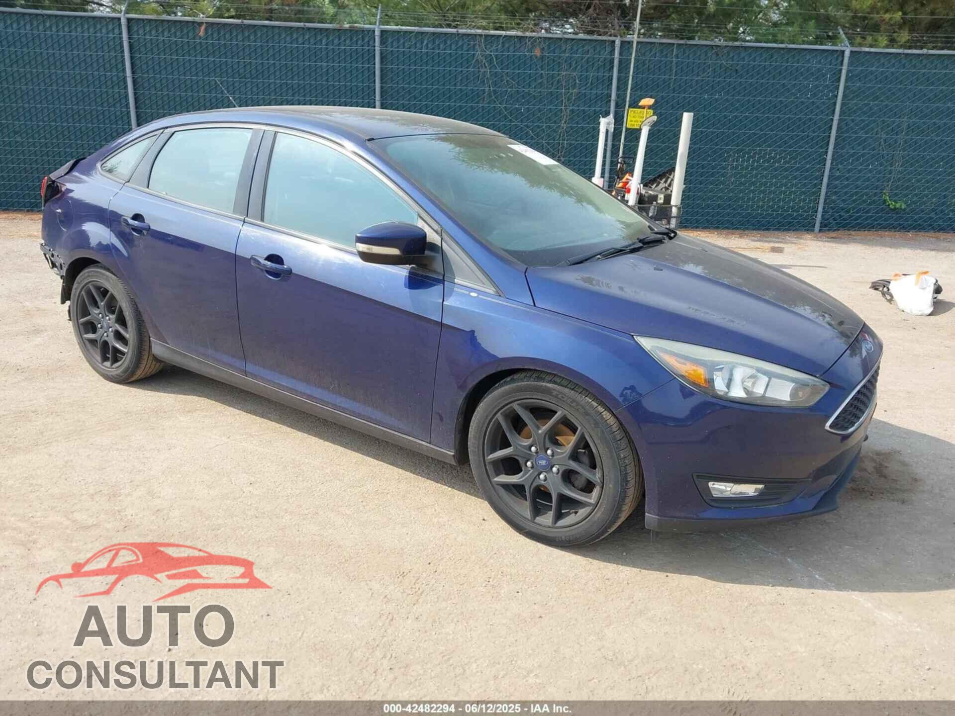 FORD FOCUS 2016 - 1FADP3F25GL237153