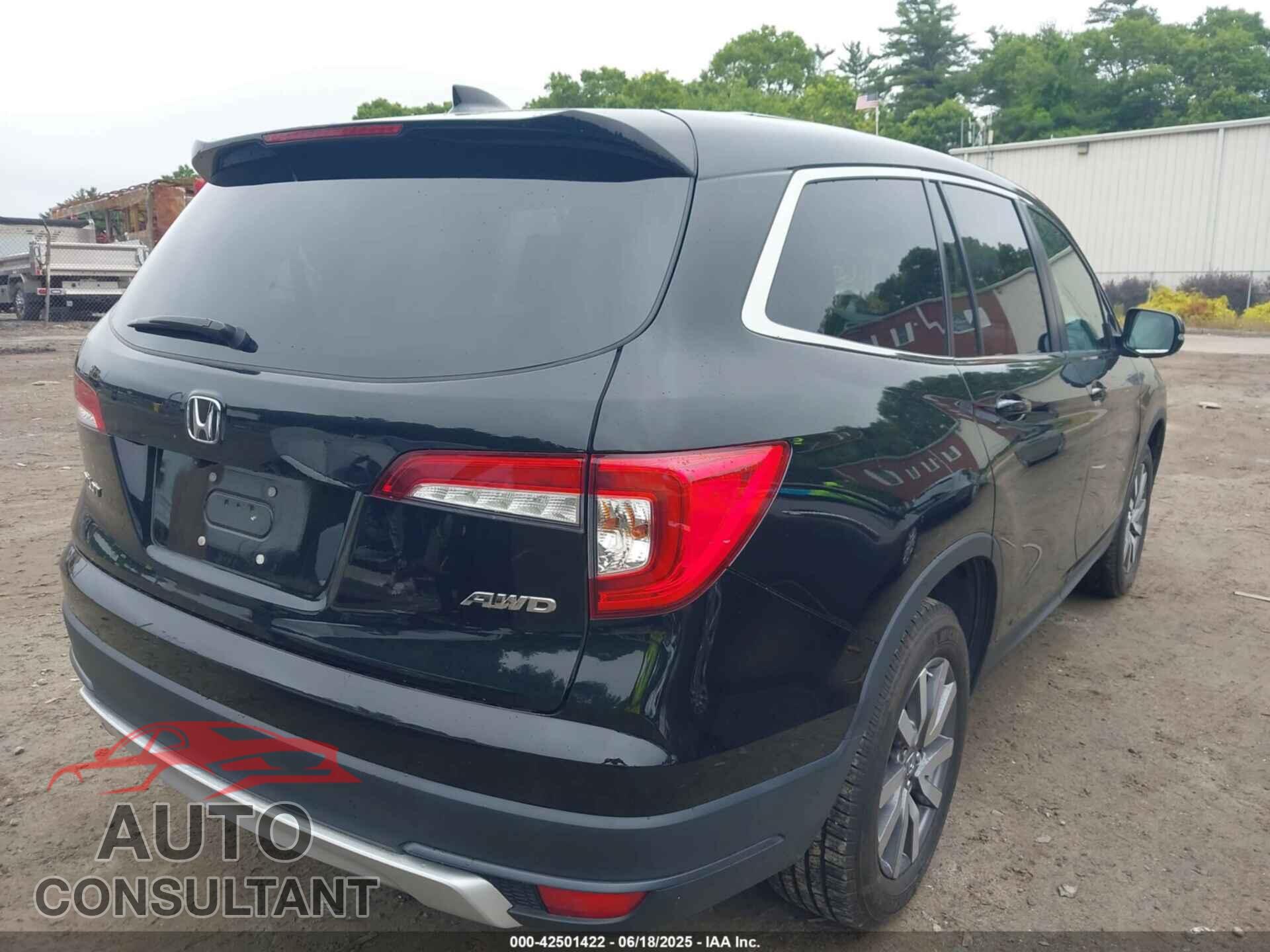 HONDA PILOT 2019 - 5FNYF6H51KB061852