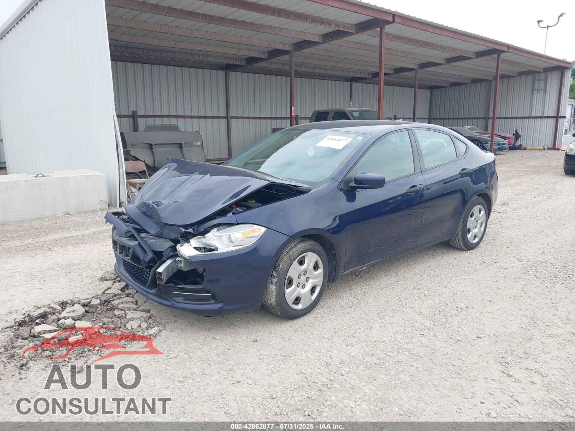 DODGE DART 2013 - 1C3CDFAAXDD119429