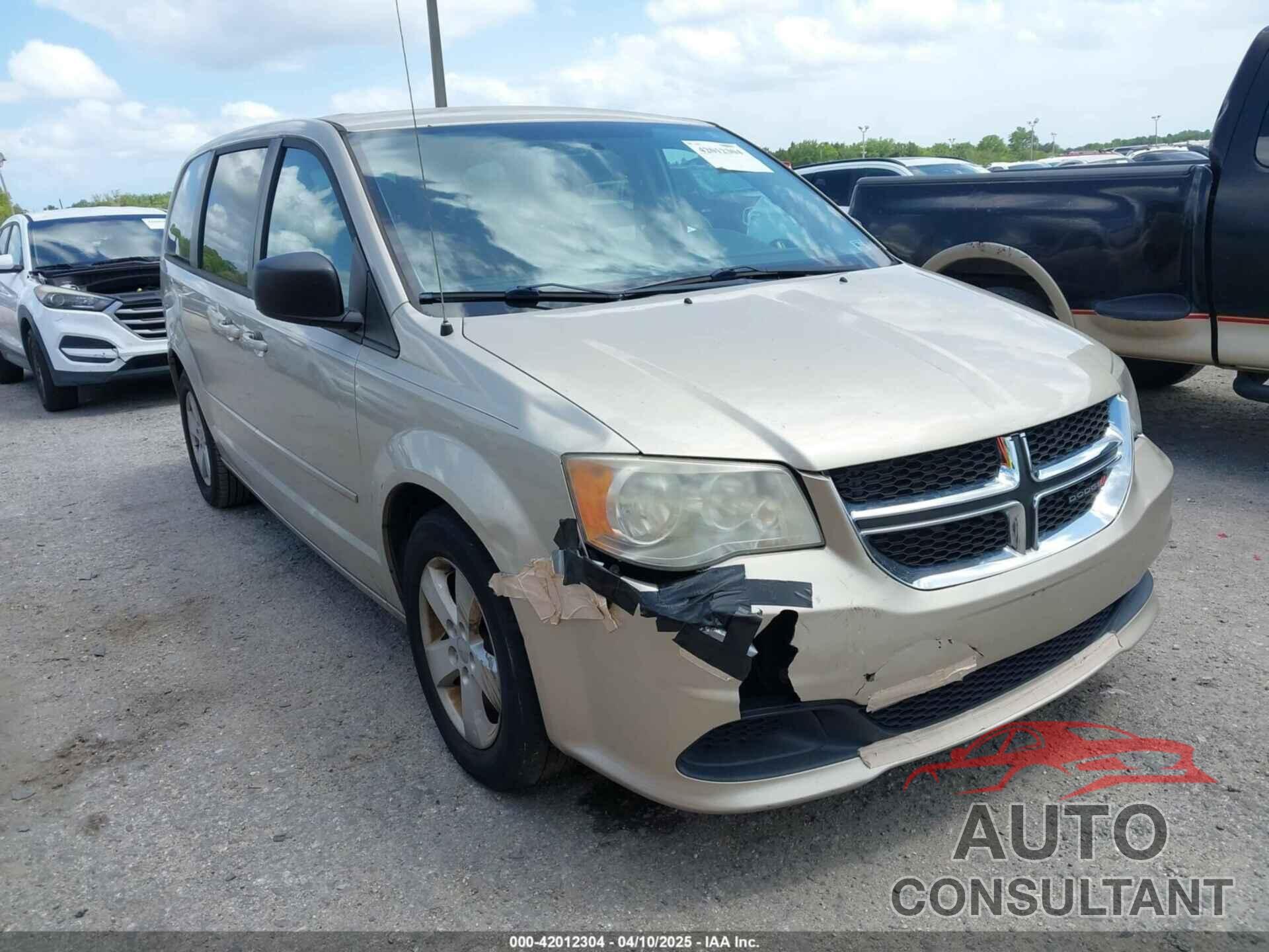 DODGE GRAND CARAVAN 2013 - 2C4RDGBG7DR622038