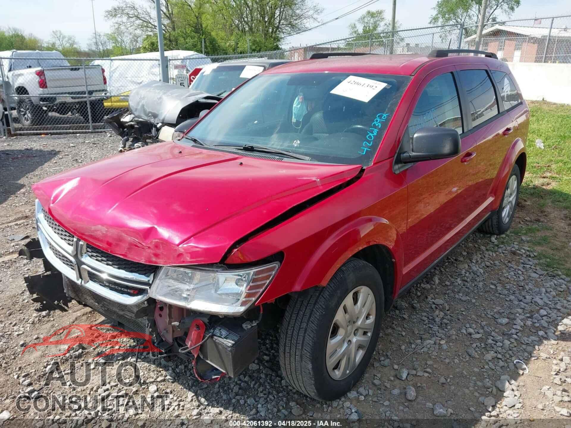 DODGE JOURNEY 2016 - 3C4PDCAB7GT250093