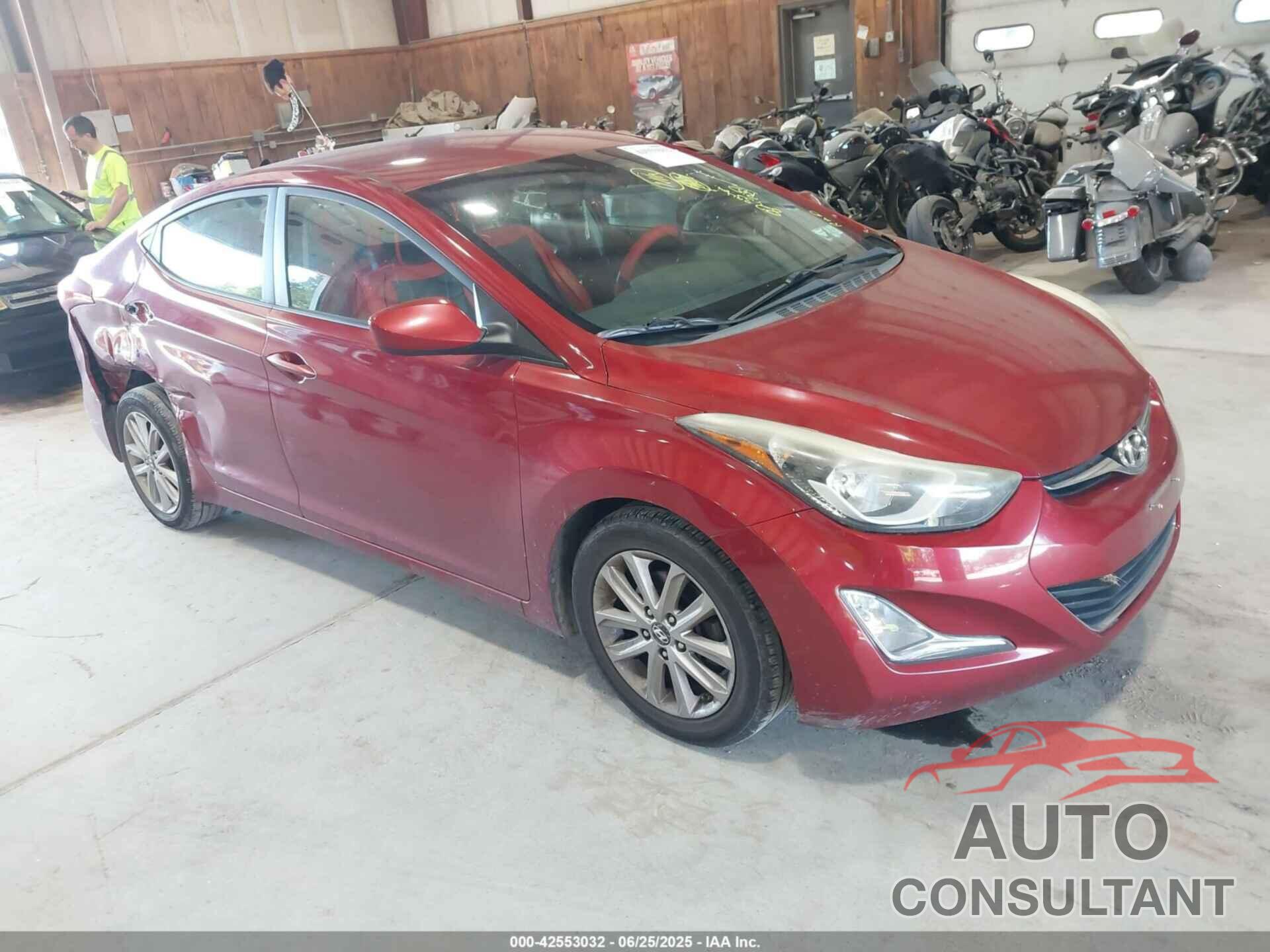 HYUNDAI ELANTRA 2014 - 5NPDH4AE6EH457790