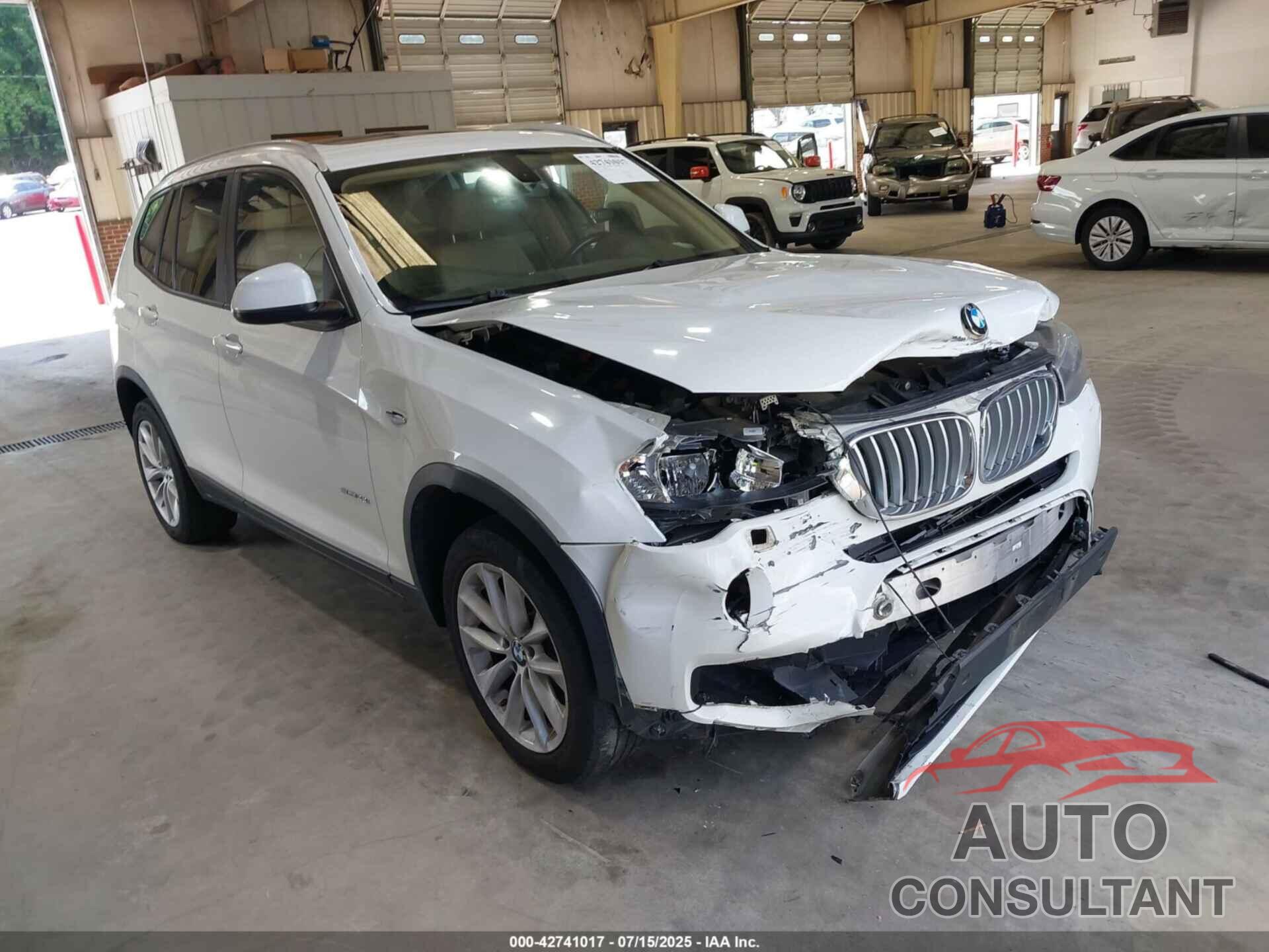 BMW X3 2017 - 5UXWZ7C33H0V92809