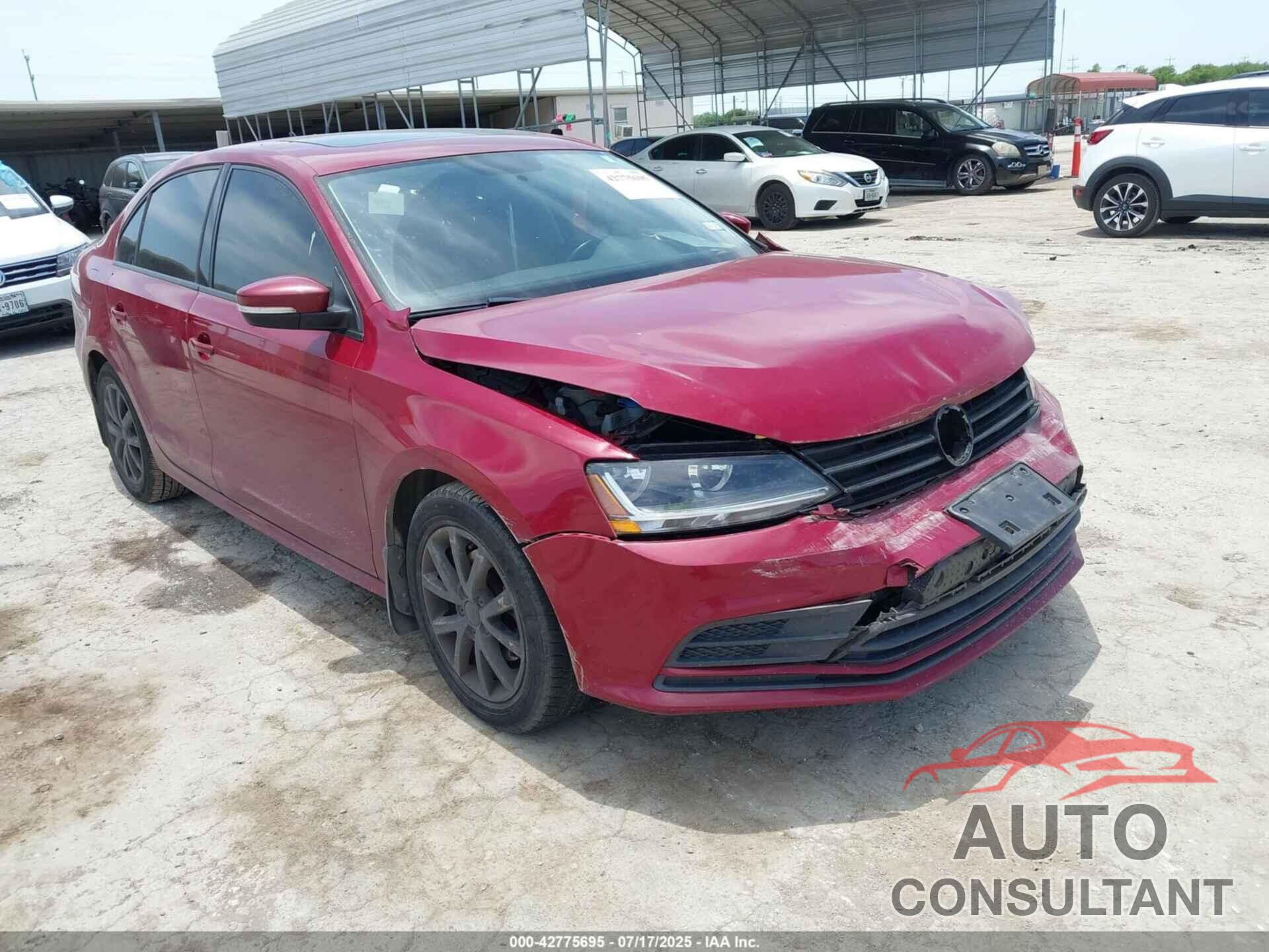 VOLKSWAGEN JETTA 2017 - 3VWDB7AJ4HM292897