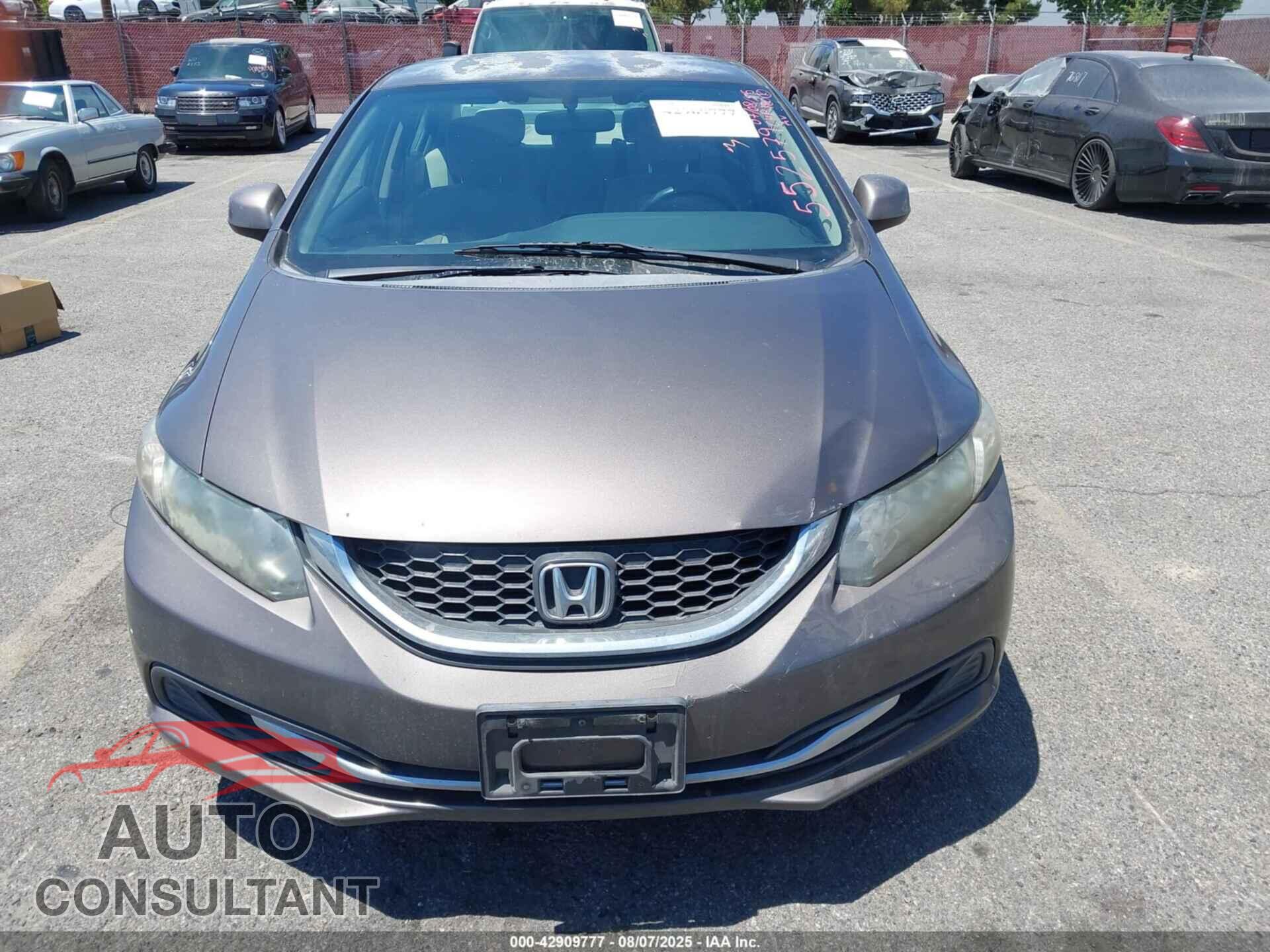 HONDA CIVIC 2013 - 2HGFB2F53DH552579