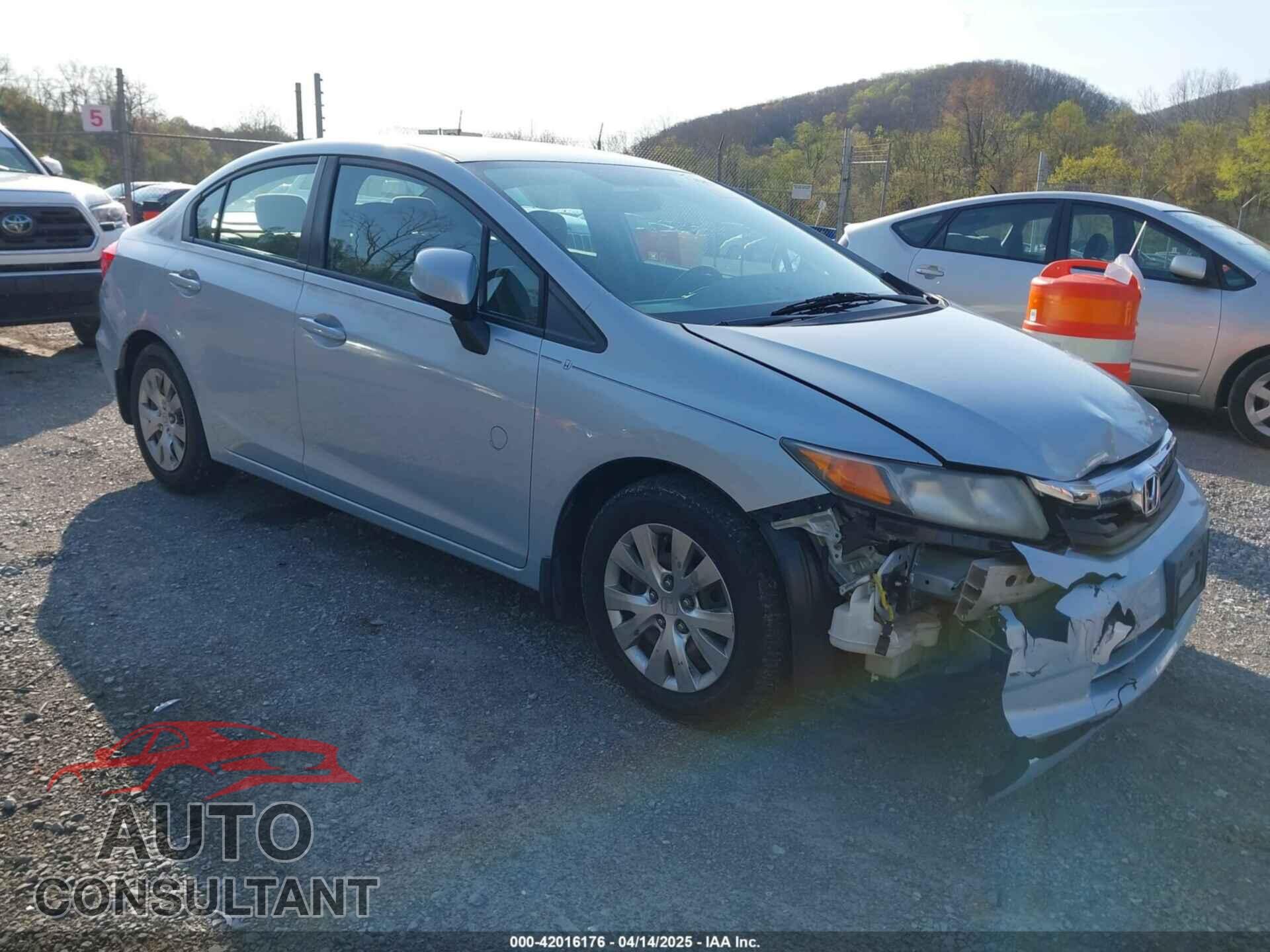 HONDA CIVIC 2012 - 2HGFB2F51CH504335