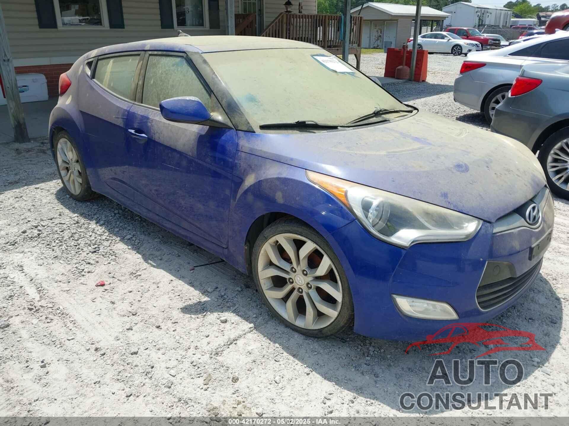 HYUNDAI VELOSTER 2012 - KMHTC6AD7CU050444