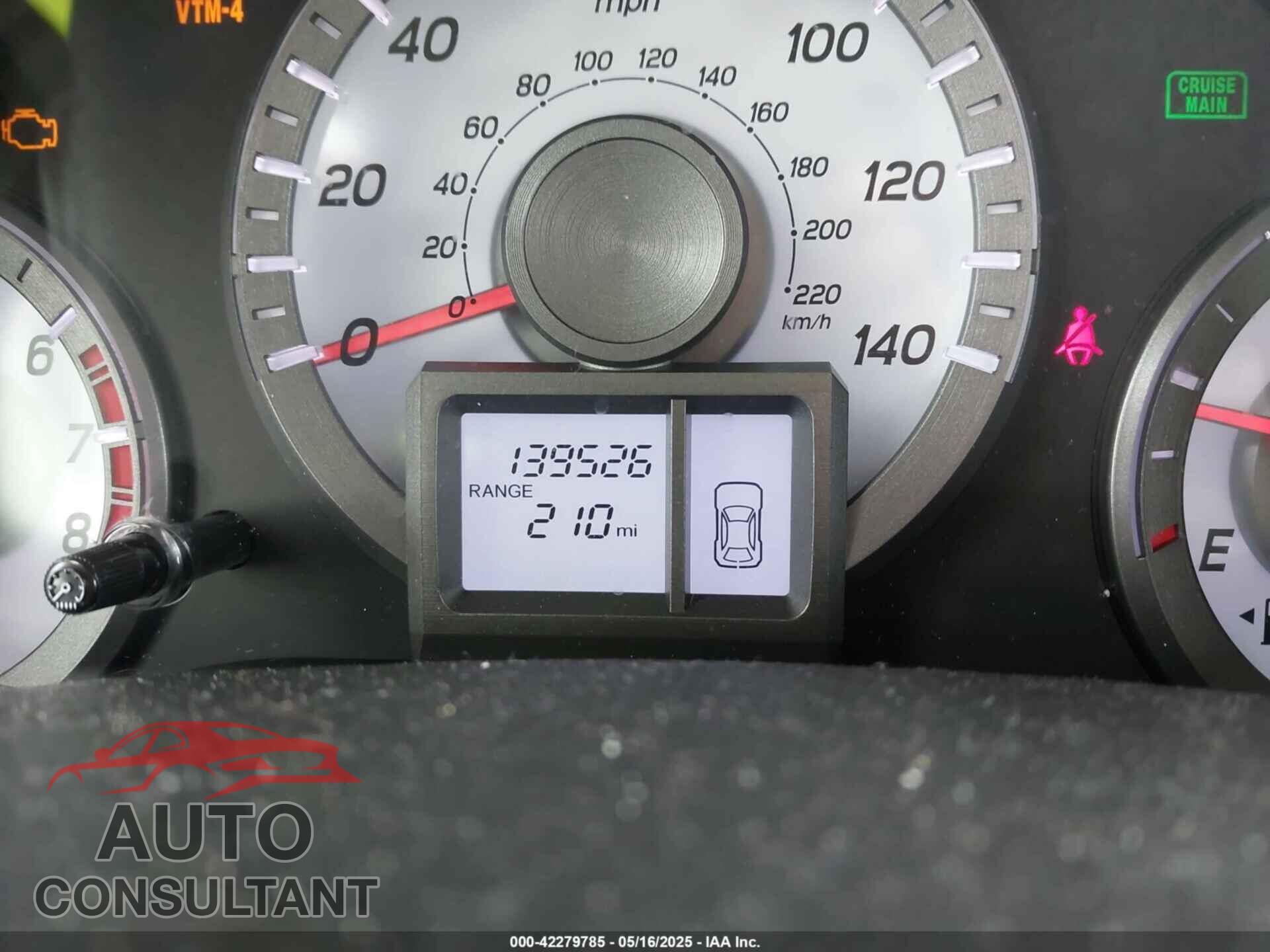HONDA PILOT 2013 - 5FNYF4H21DB069690