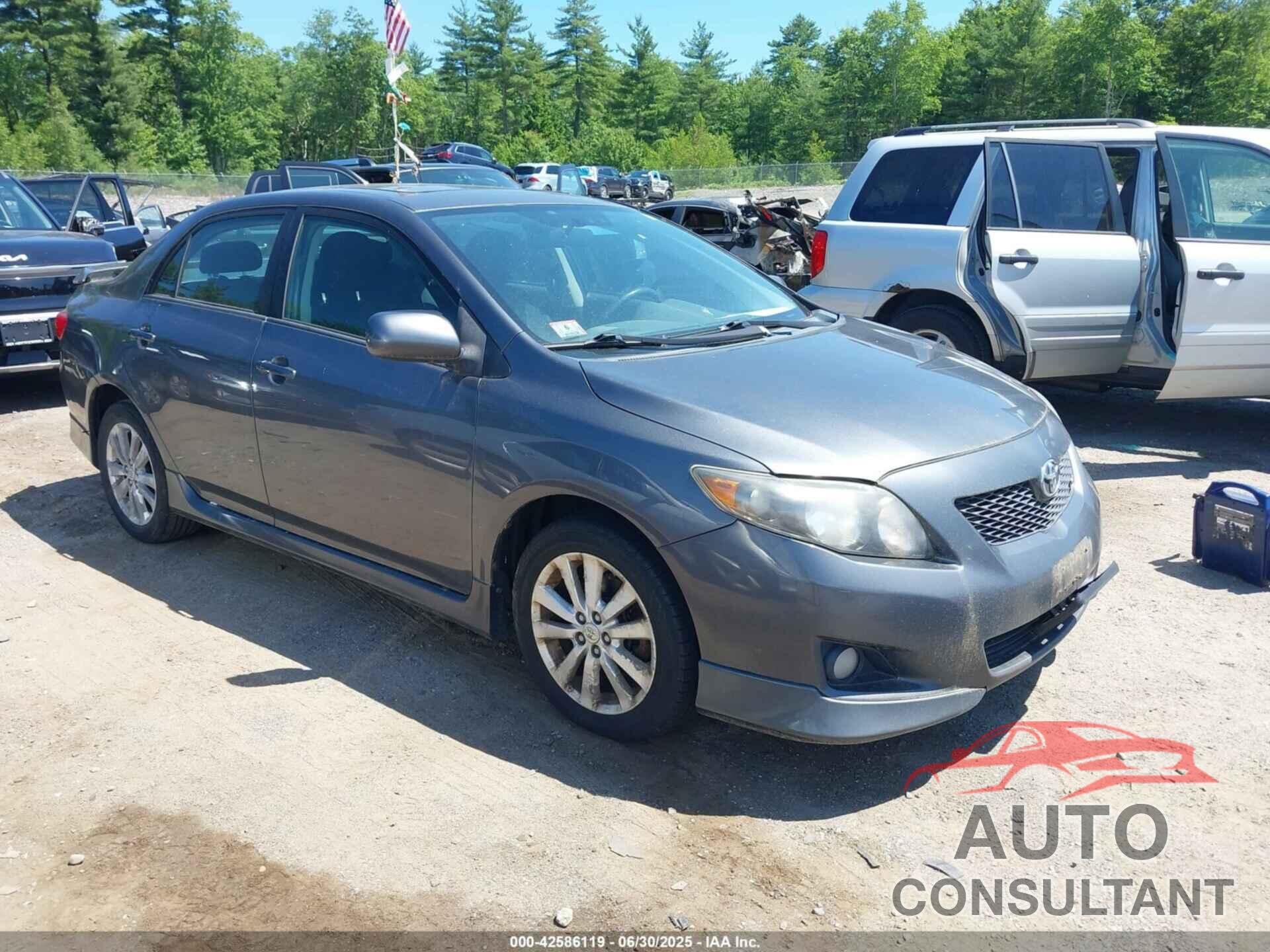 TOYOTA COROLLA 2009 - 2T1BU40E69C025407