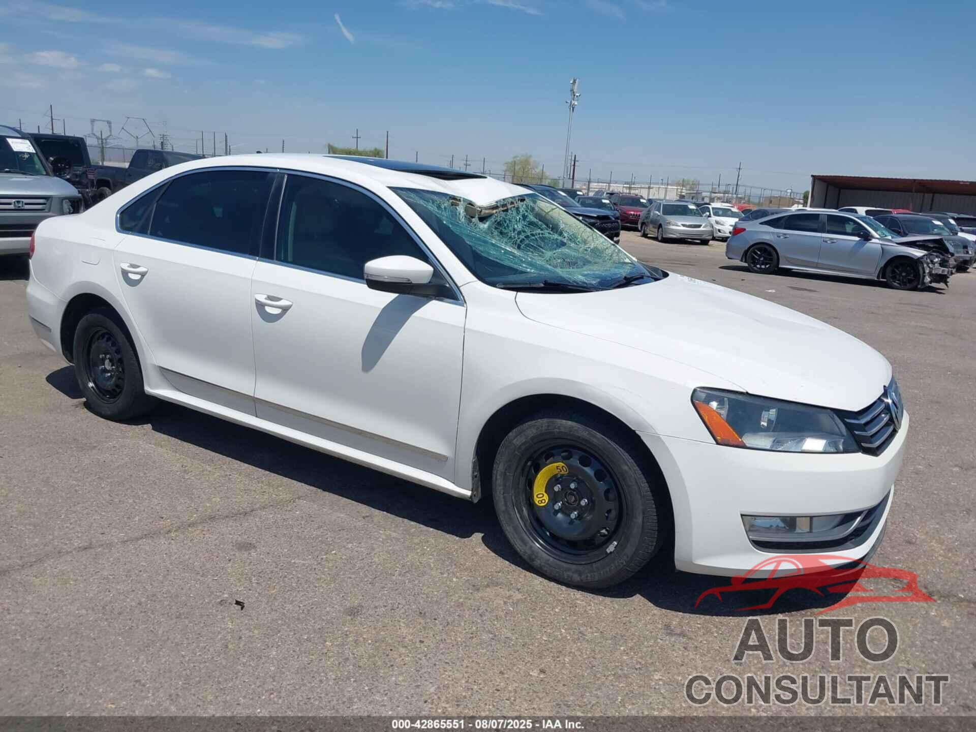 VOLKSWAGEN PASSAT 2015 - 1VWBT7A37FC029209