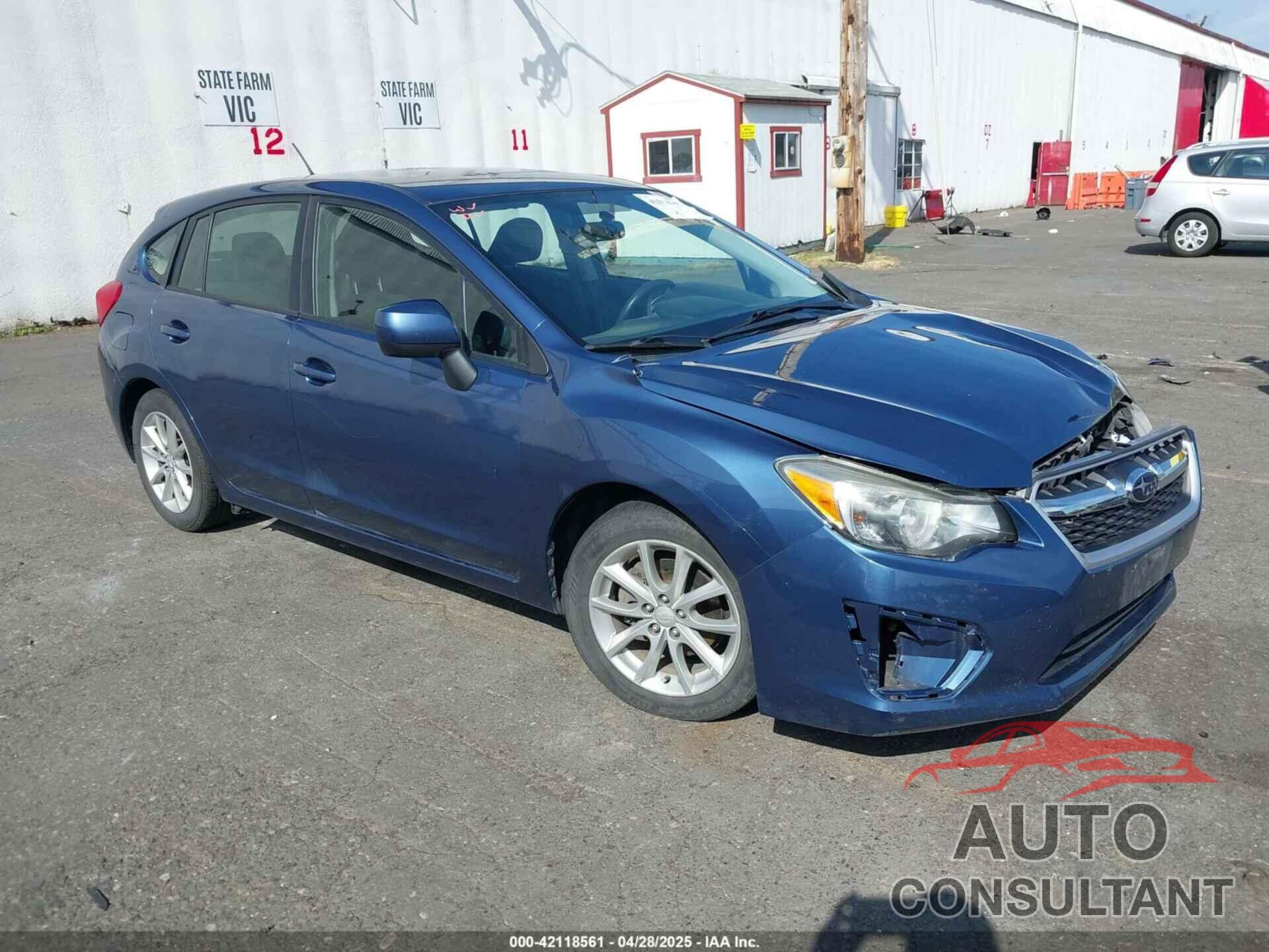 SUBARU IMPREZA 2012 - JF1GPAB6XCH218198