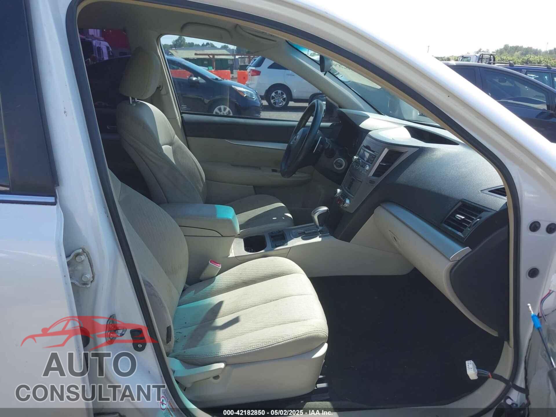 SUBARU OUTBACK 2012 - 4S4BRBAC9C3246160