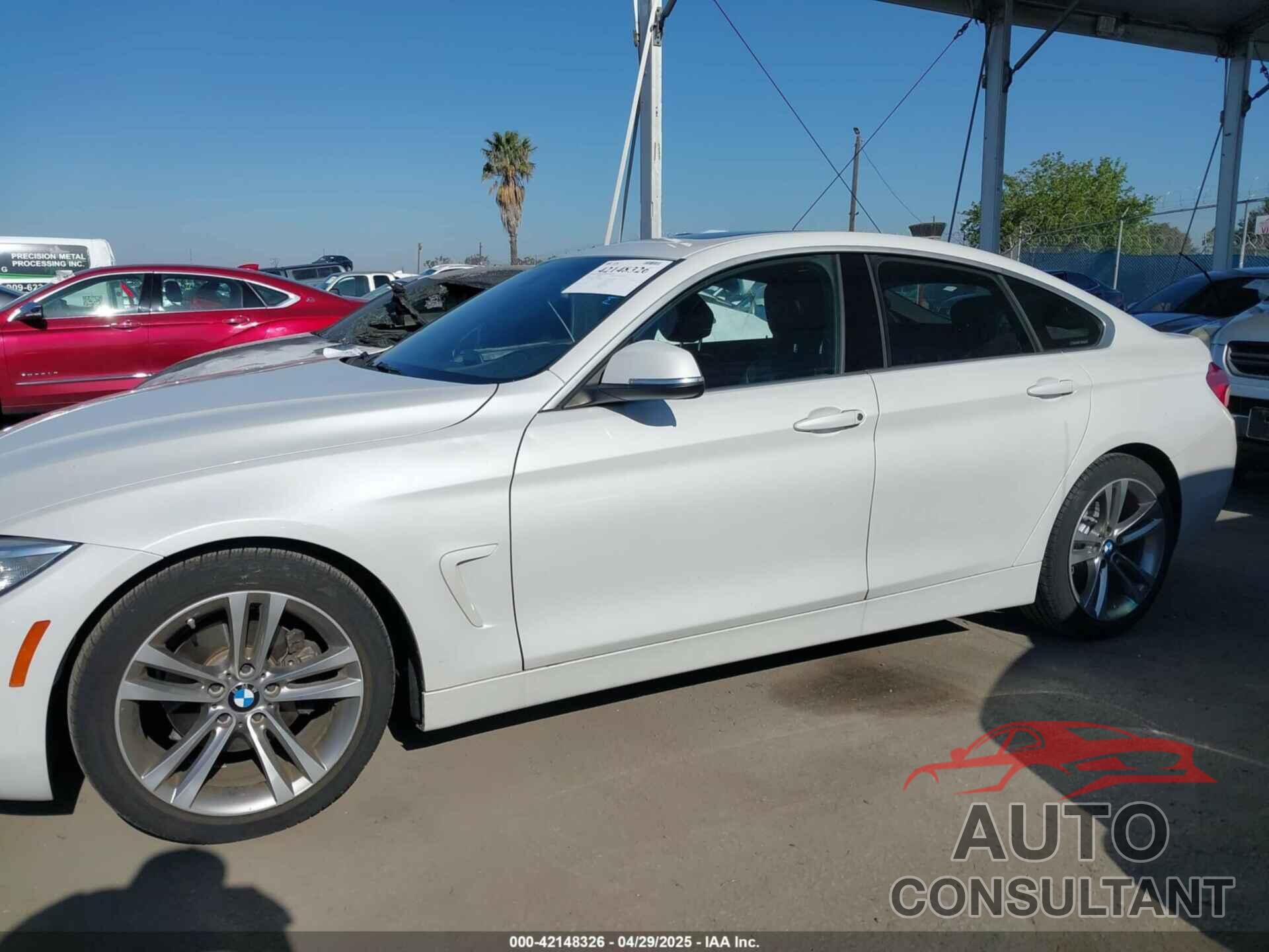 BMW 430I GRAN COUPE 2017 - WBA4F7C53HG786053