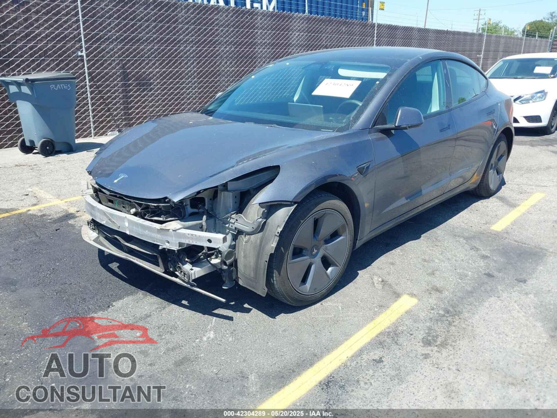 TESLA MODEL 3 2022 - 5YJ3E1EAXNF117762