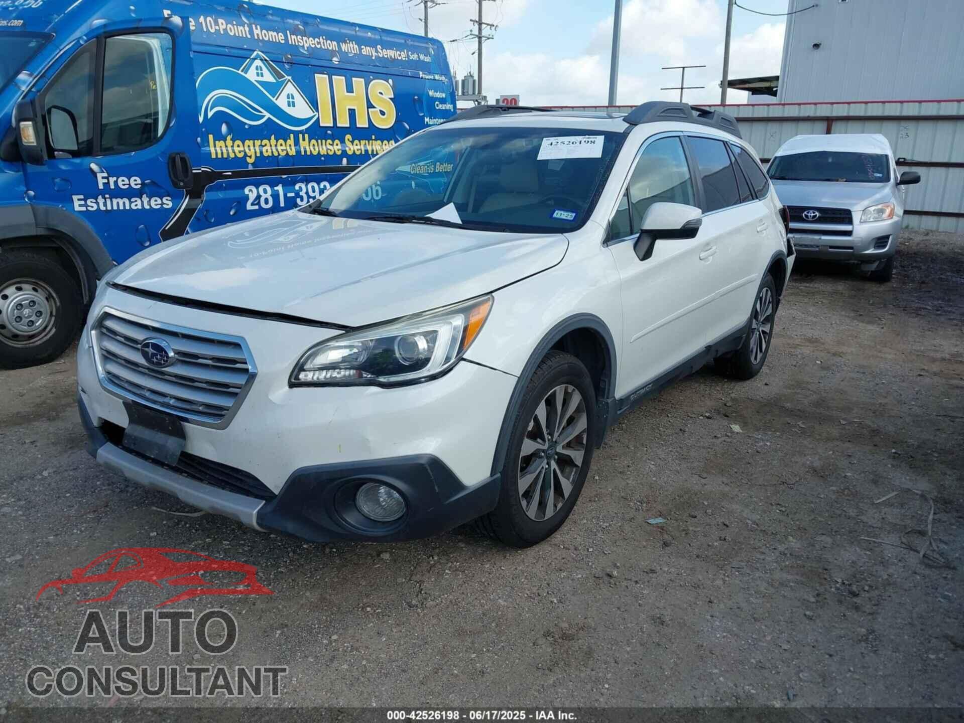 SUBARU OUTBACK 2015 - 4S4BSBNC2F3244799
