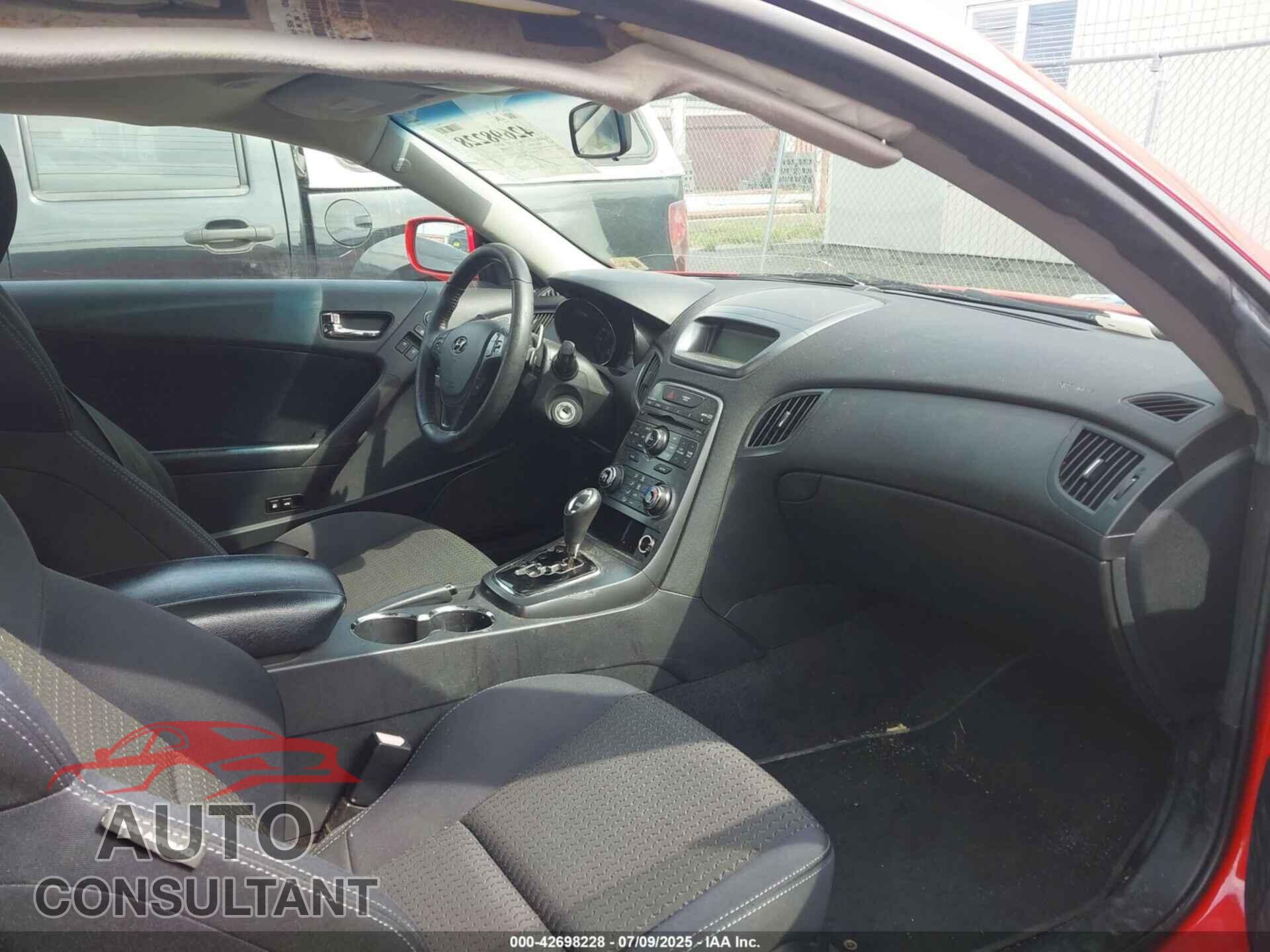 HYUNDAI GENESIS 2012 - KMHHT6KD2CU074610