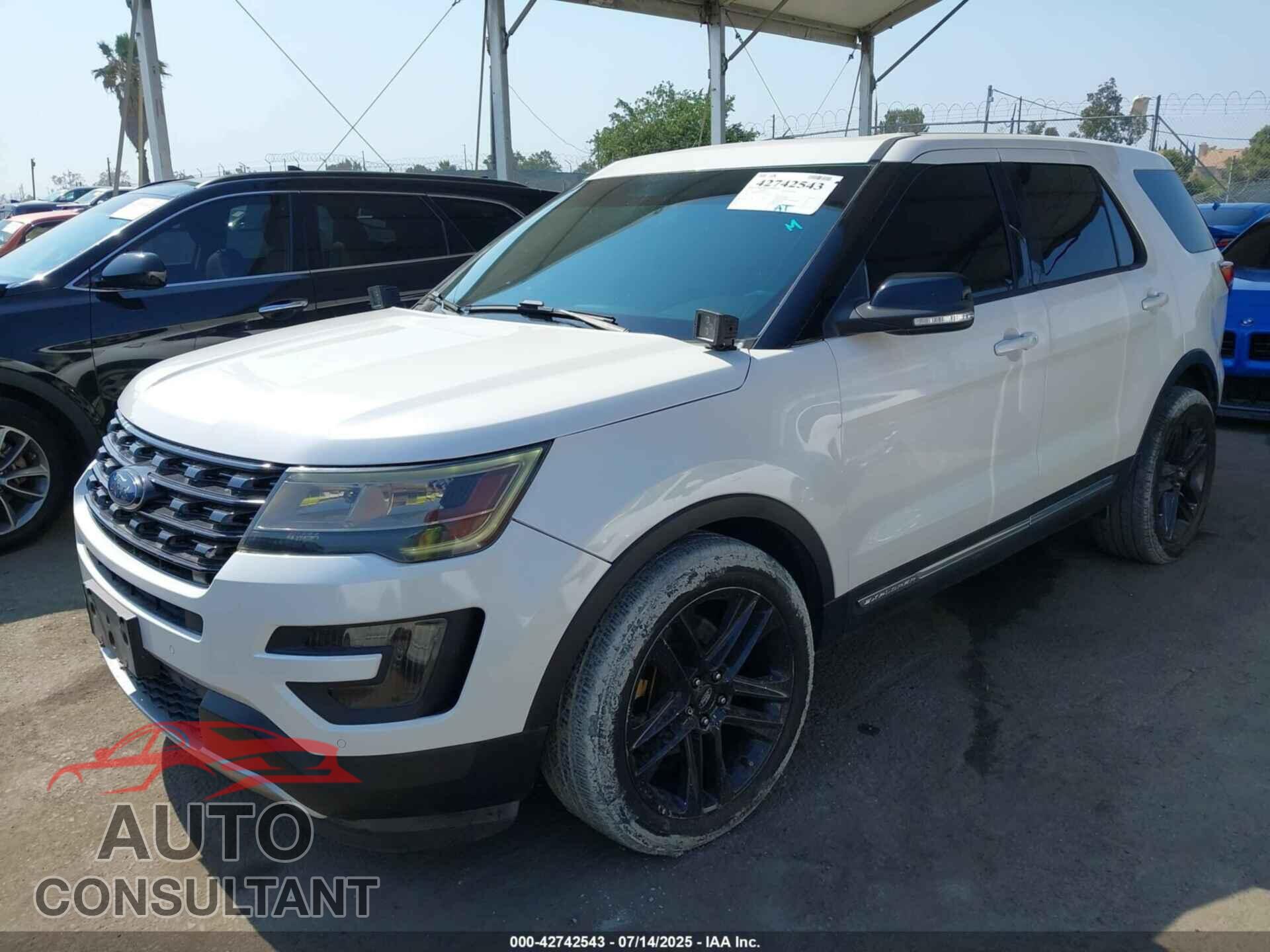 FORD EXPLORER 2017 - 1FM5K7D86HGA93713