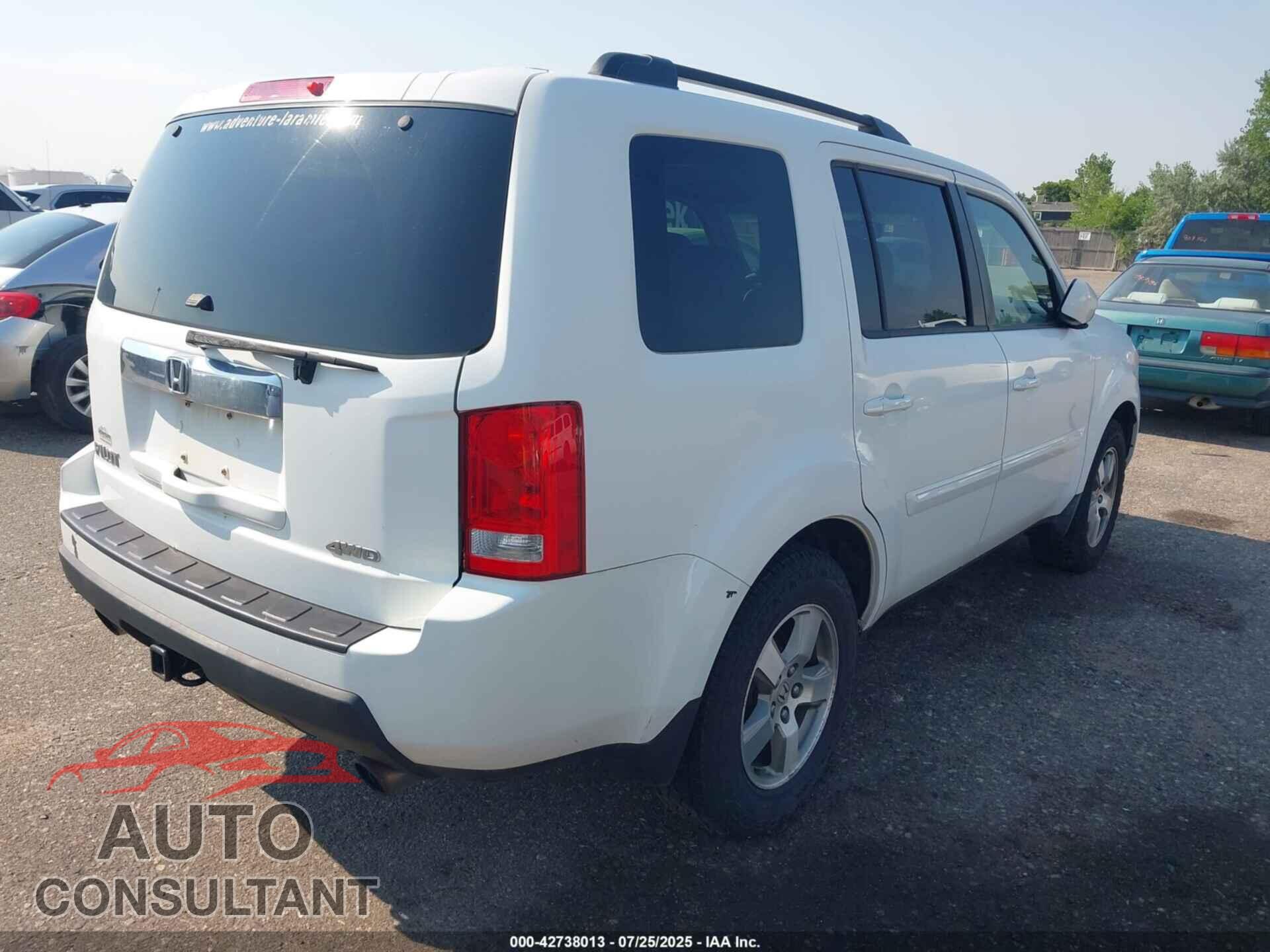 HONDA PILOT 2009 - 5FNYF48599B034509