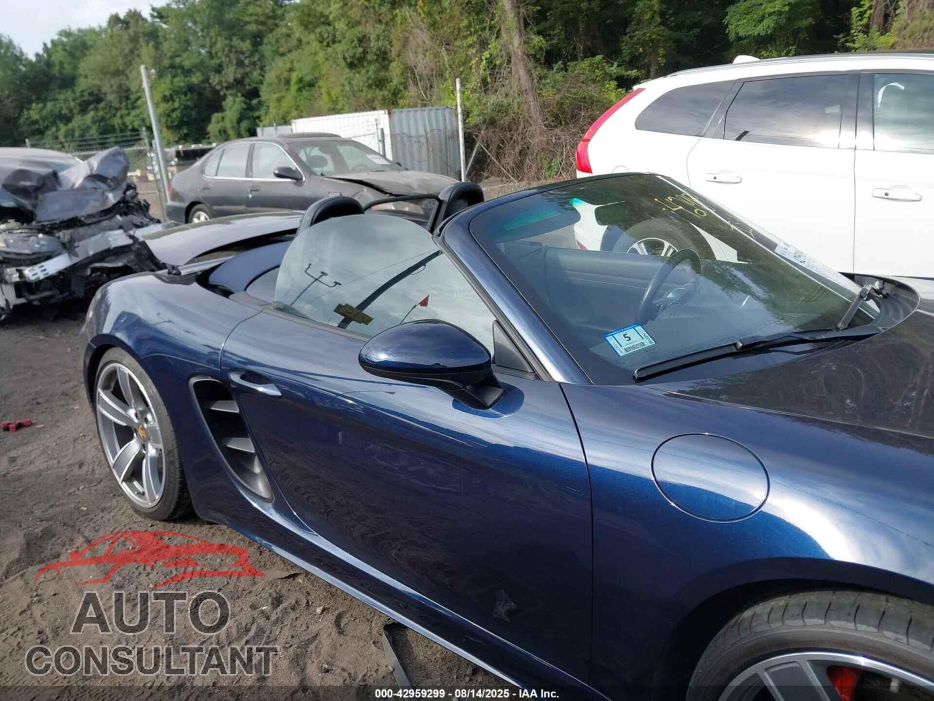 PORSCHE 718 BOXSTER 2017 - WP0CB2A82HS241596