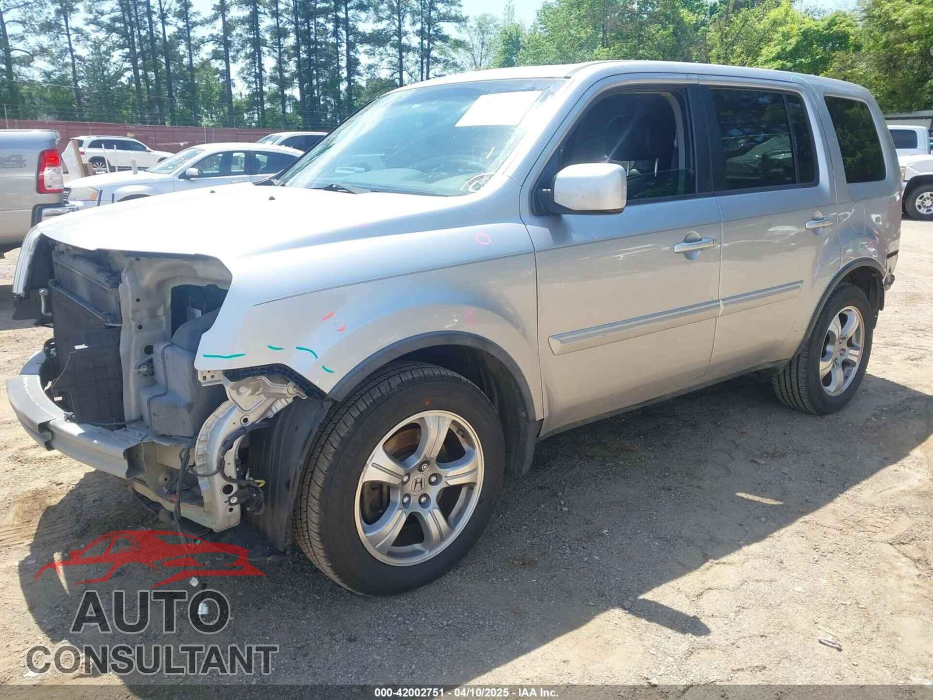 HONDA PILOT 2013 - 5FNYF3H54DB031813