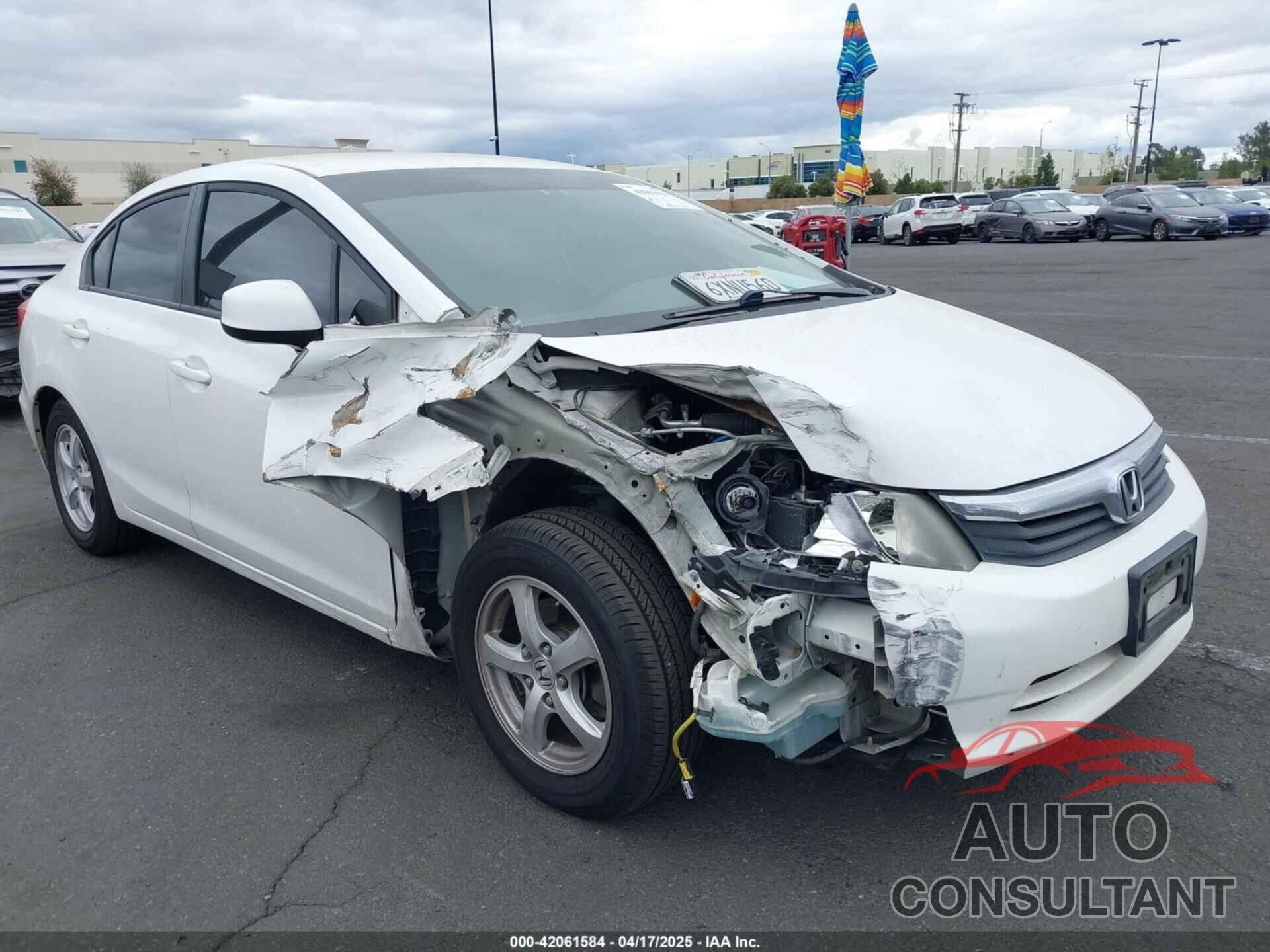 HONDA CIVIC 2012 - 19XFB5F50CE003089