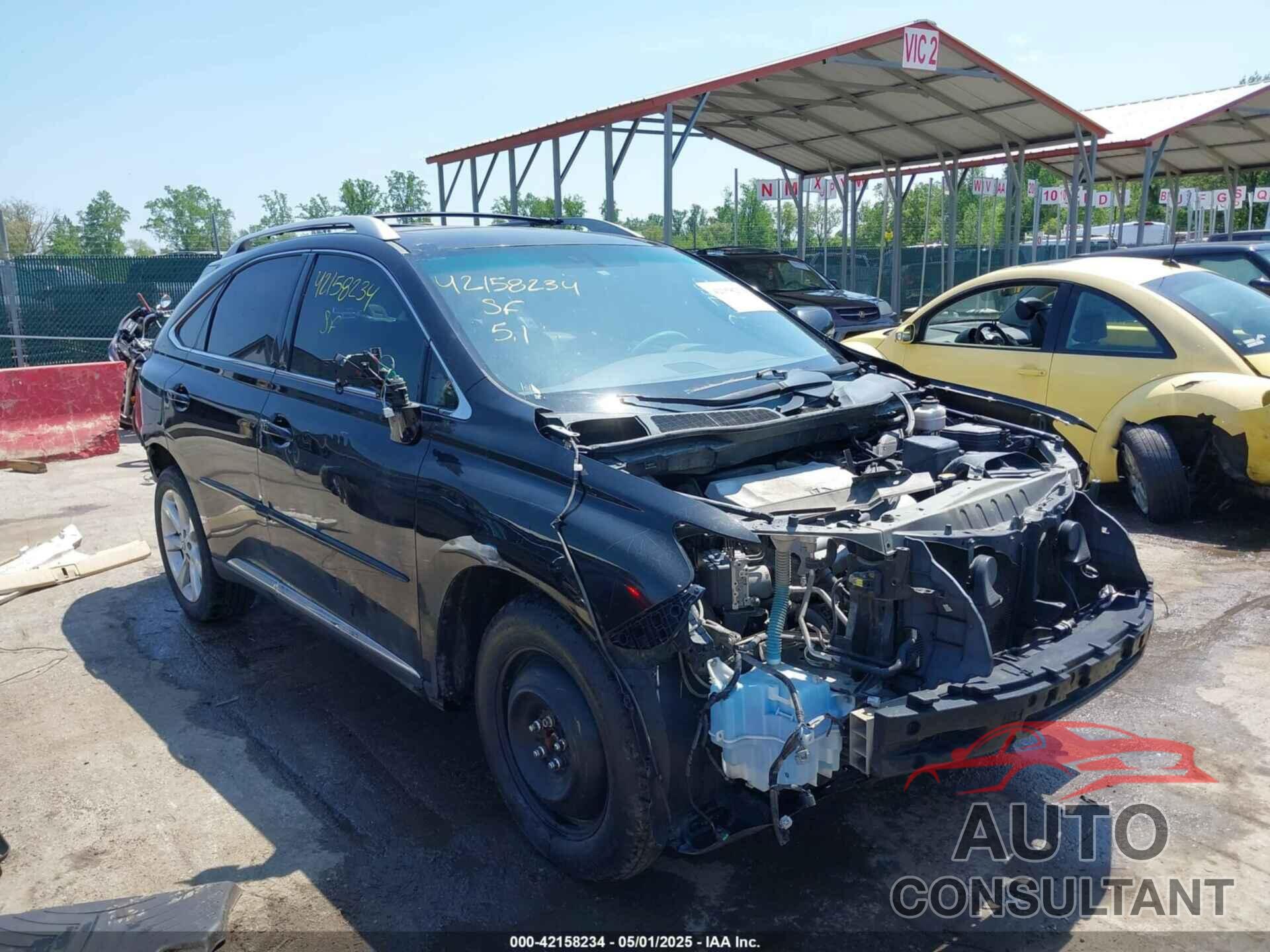 LEXUS RX 350 2011 - 2T2BK1BA7BC102446