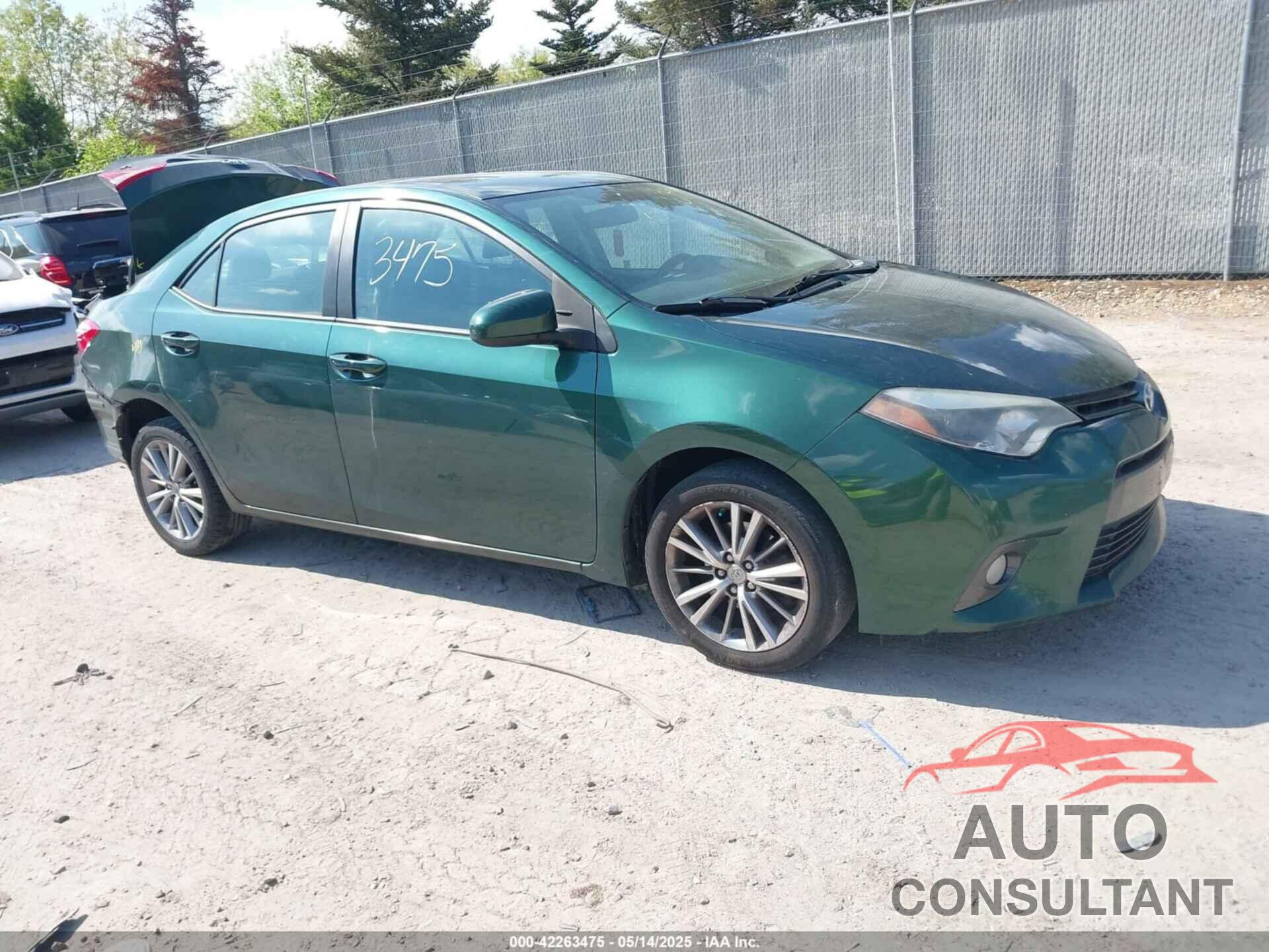 TOYOTA COROLLA 2015 - 5YFBURHE7FP223670