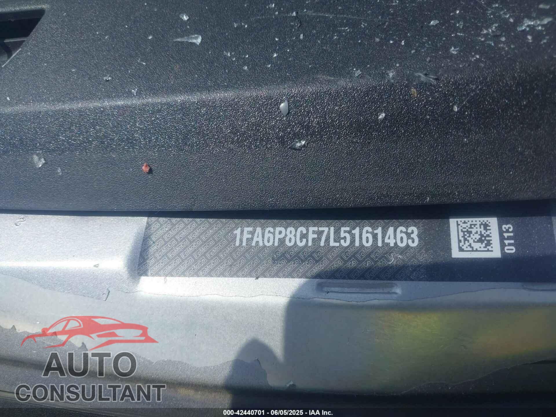 FORD MUSTANG 2020 - 1FA6P8CF7L5161463