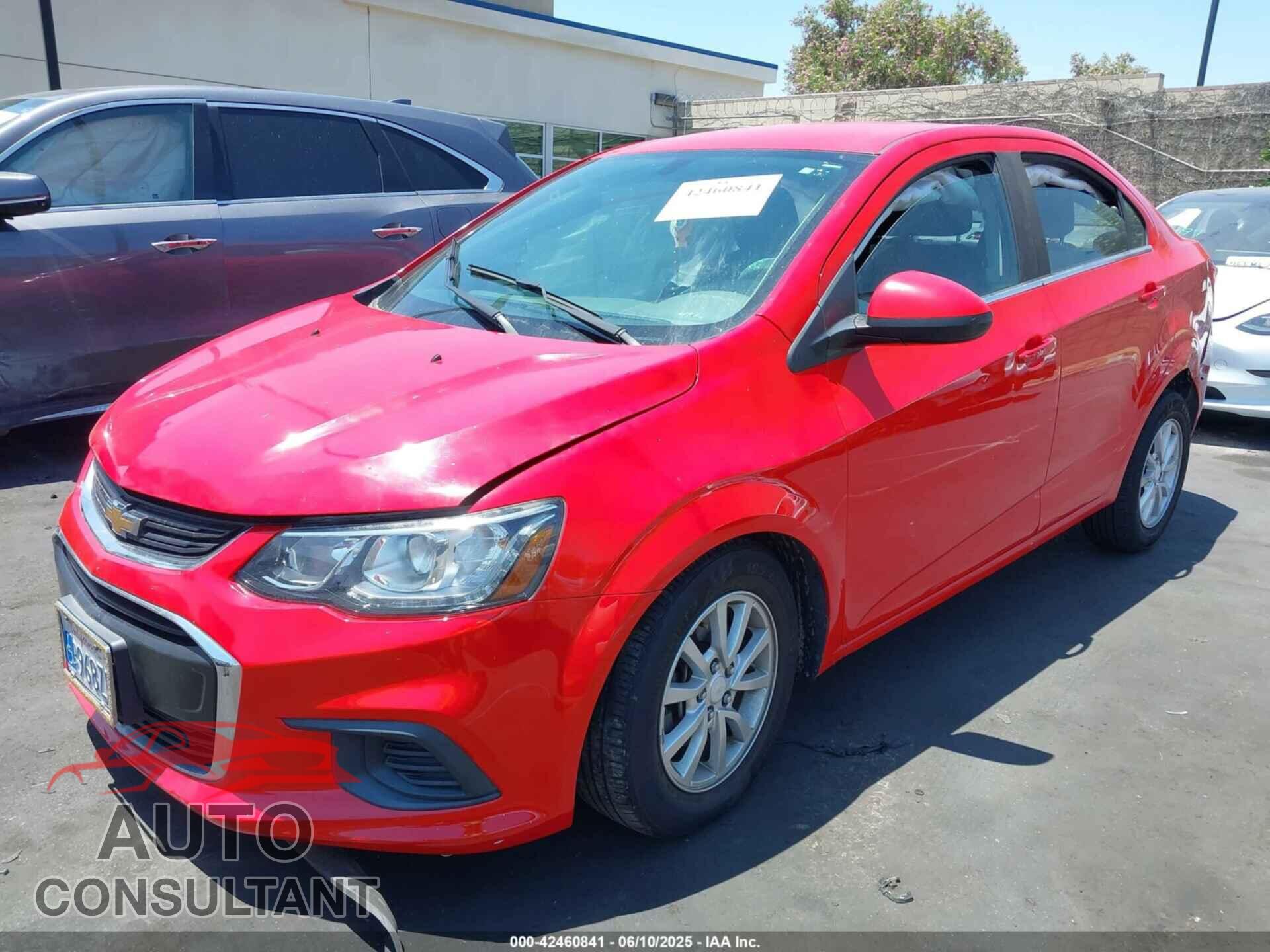 CHEVROLET SONIC 2017 - 1G1JD5SG6H4128627