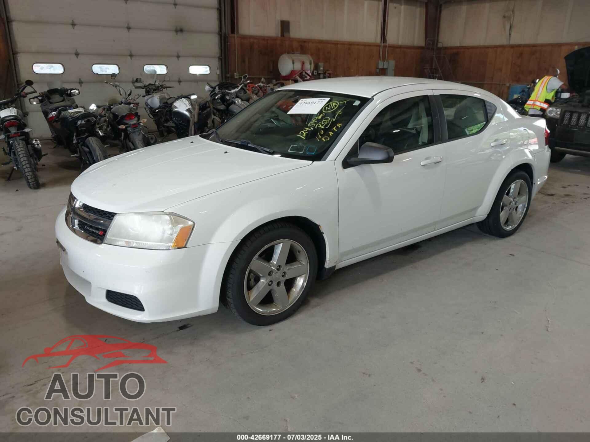 DODGE AVENGER 2013 - 1C3CDZAB3DN565376