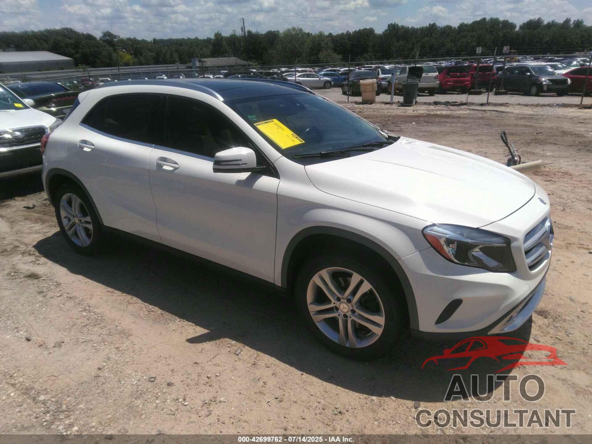 MERCEDES-BENZ GLA 250 2016 - WDCTG4EB7GJ201323