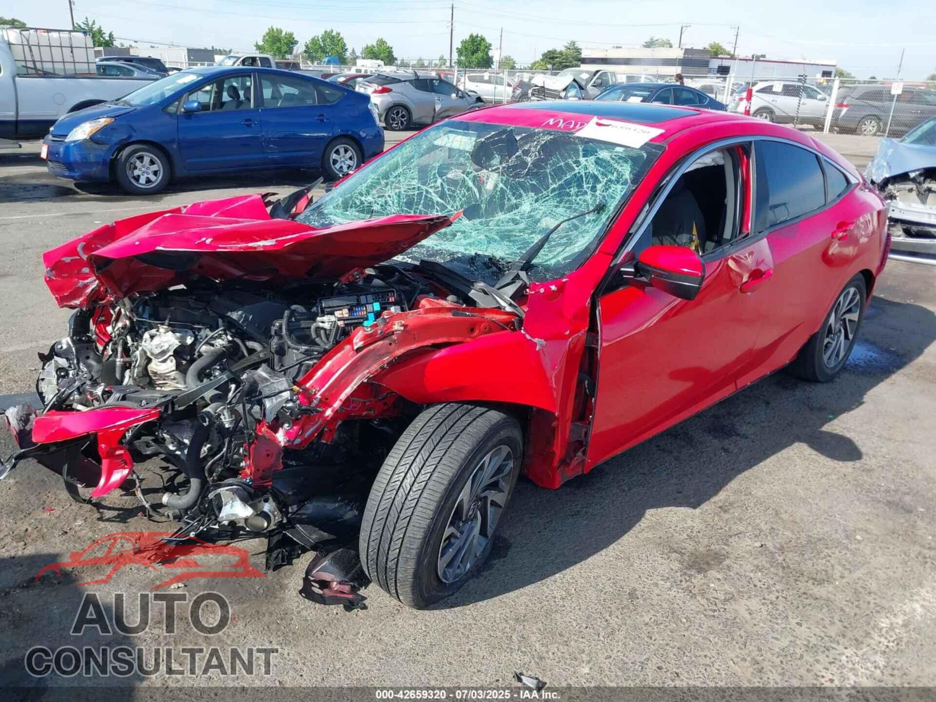 HONDA CIVIC 2016 - 2HGFC2F82GH504101